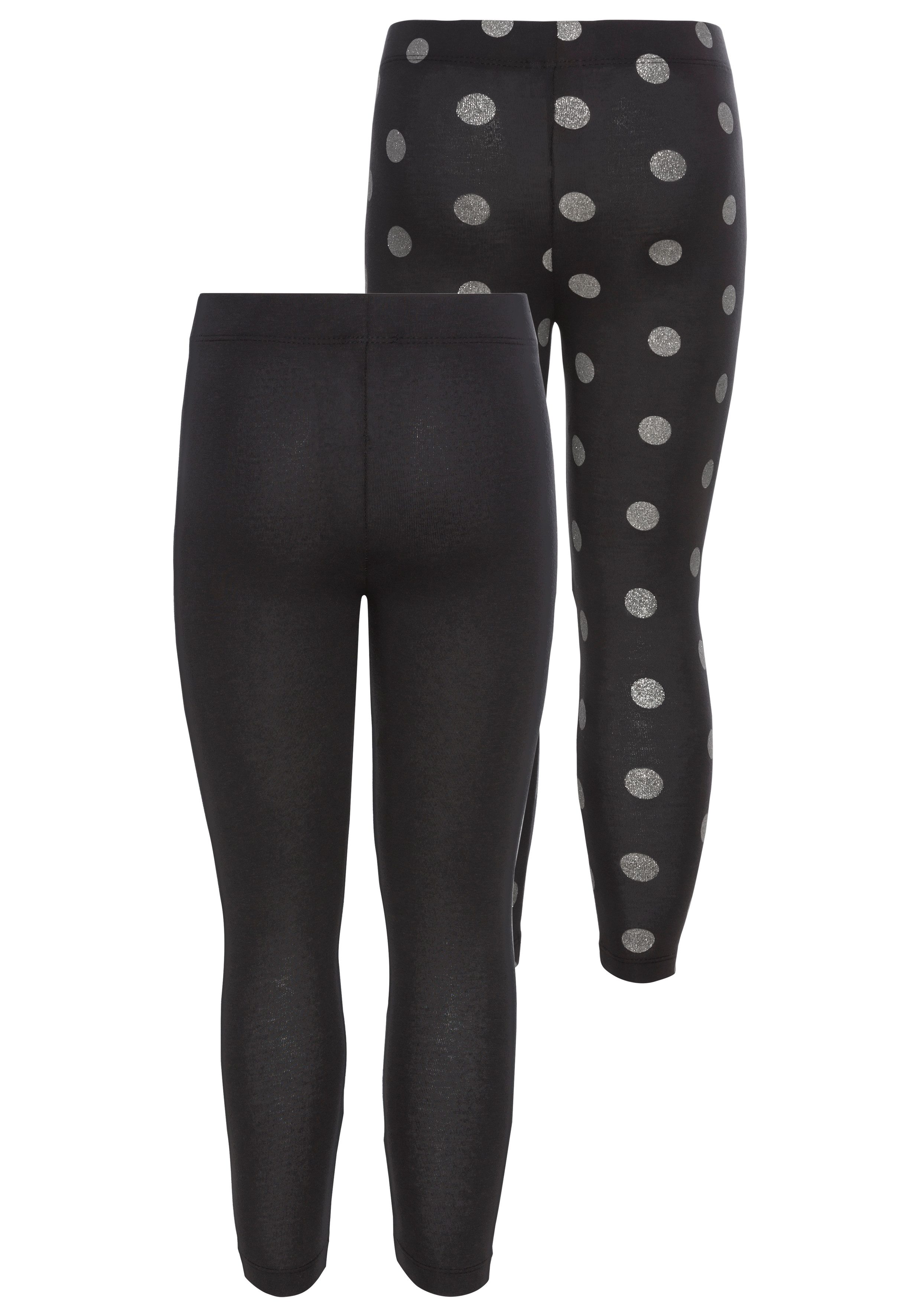 KIDSWORLD Legging 2-pack leggings, met sterrenprint (set, 2-delig)