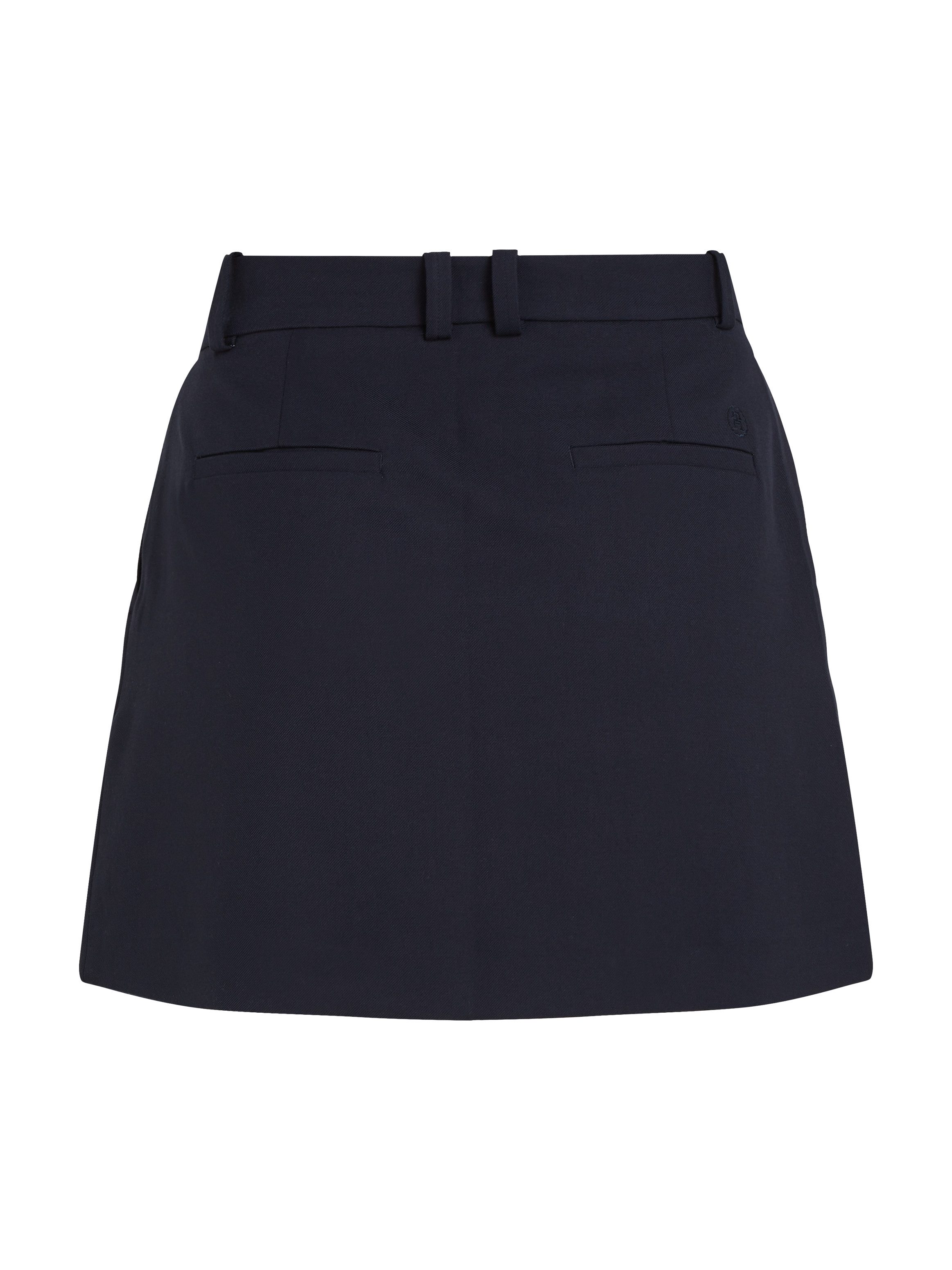 Tommy Hilfiger Minirok CORE STRAIGHT SHORT SKIRT Webrok met Tommy Hilfiger logostiksel