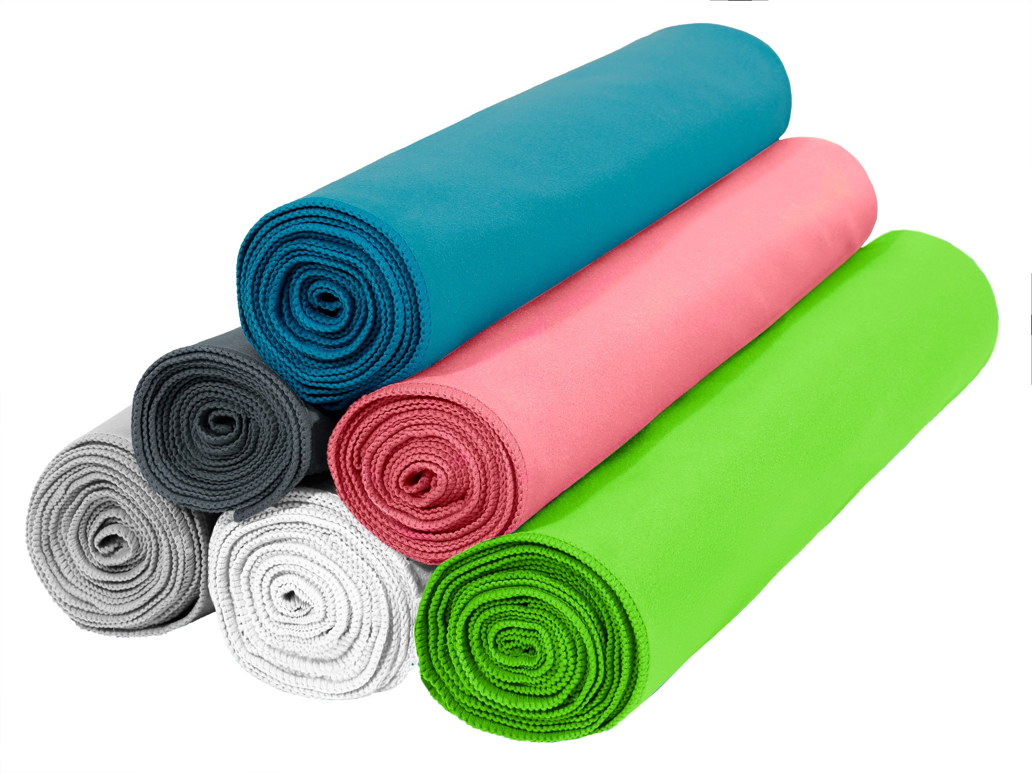 my home Reishanddoek Xavi, 4 x 70x140cm ideaal als sporthanddoek, reis handdoek als serie en set, zeer licht, compact, sneldrogend, microvezel (4 stuks)