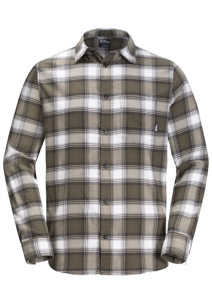 Jack Wolfskin Flanellen overhemd Wandelweg shirt M