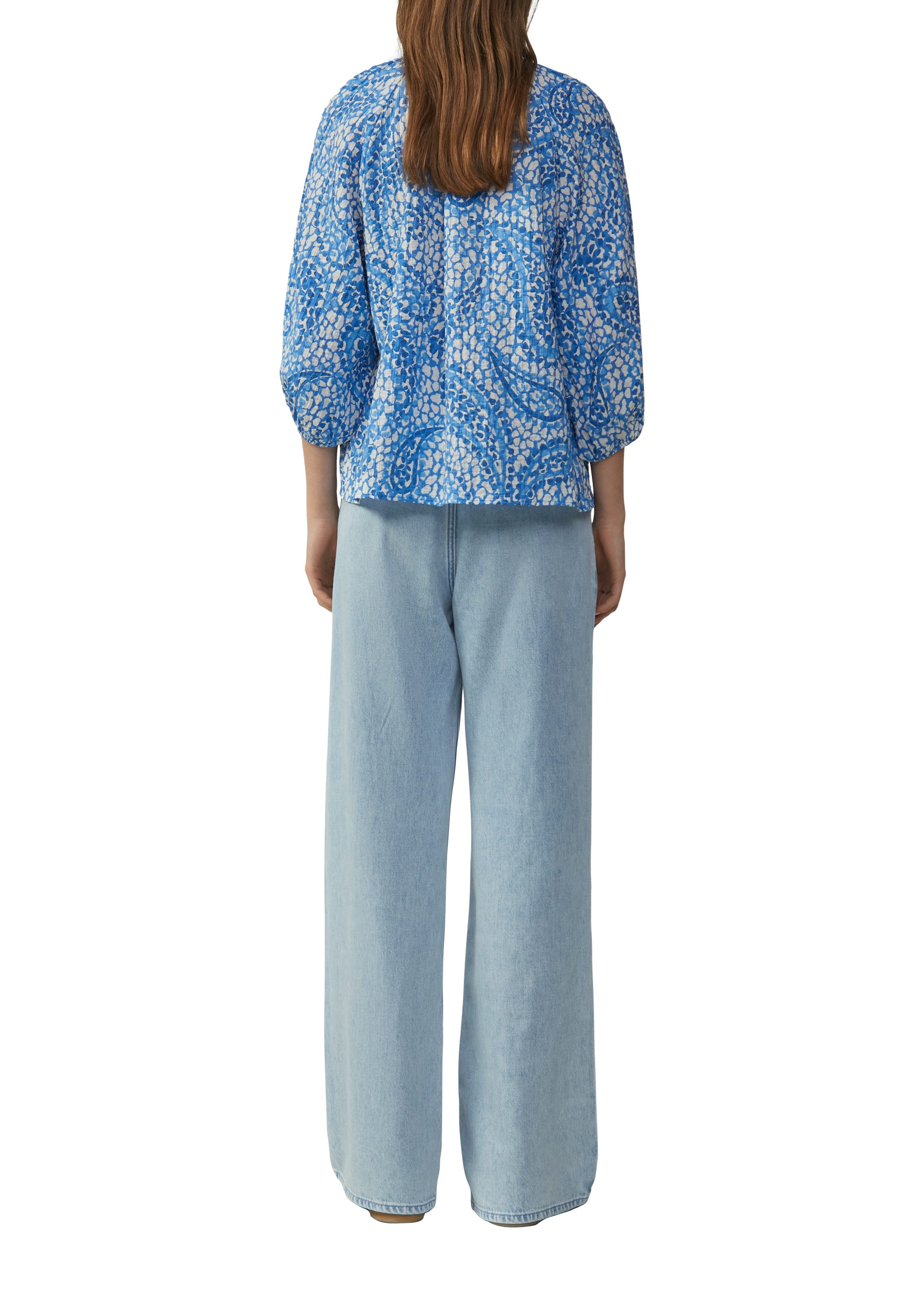 s.Oliver Klassieke blouse met print all-over