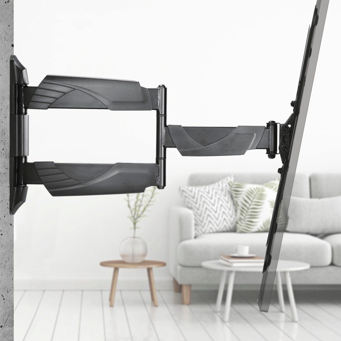Hama Tv-wandhouder Wandbeugel (draaibaar, kantelbaar, uitschuifbaar, 32"- 65", VESA400x400)