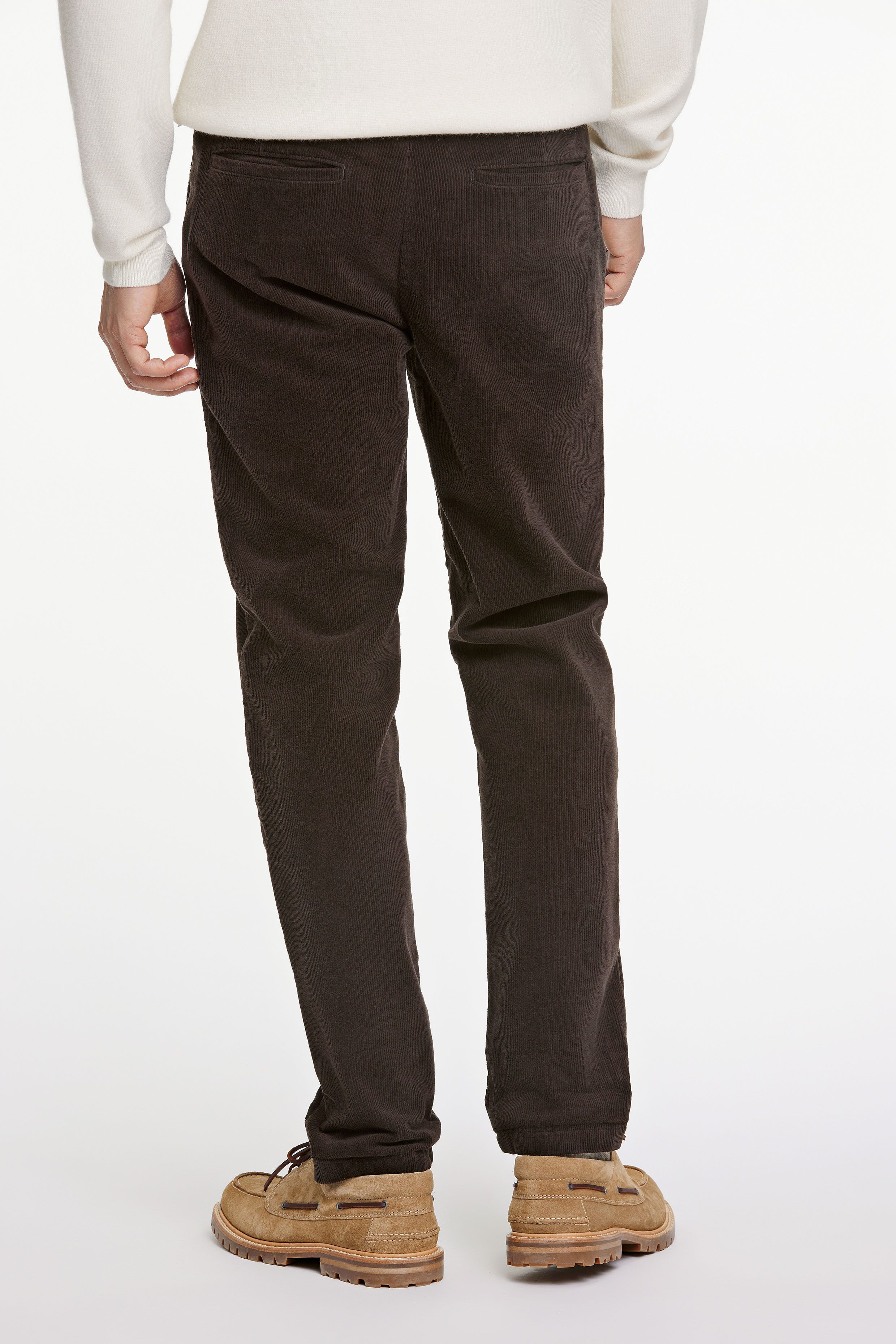 LINDBERGH Chino met zachte cordstof