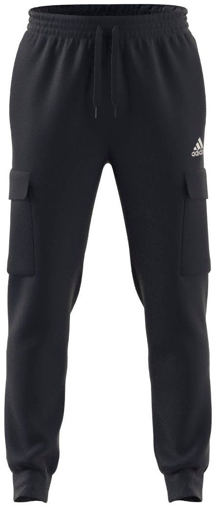 adidas Sportswear Sportbroek ESSENTIALS FLEECE REGULAR TAPERED CARGOBROEK Joggingbroek cargo van zacht fleece-materiaal (1-delig)