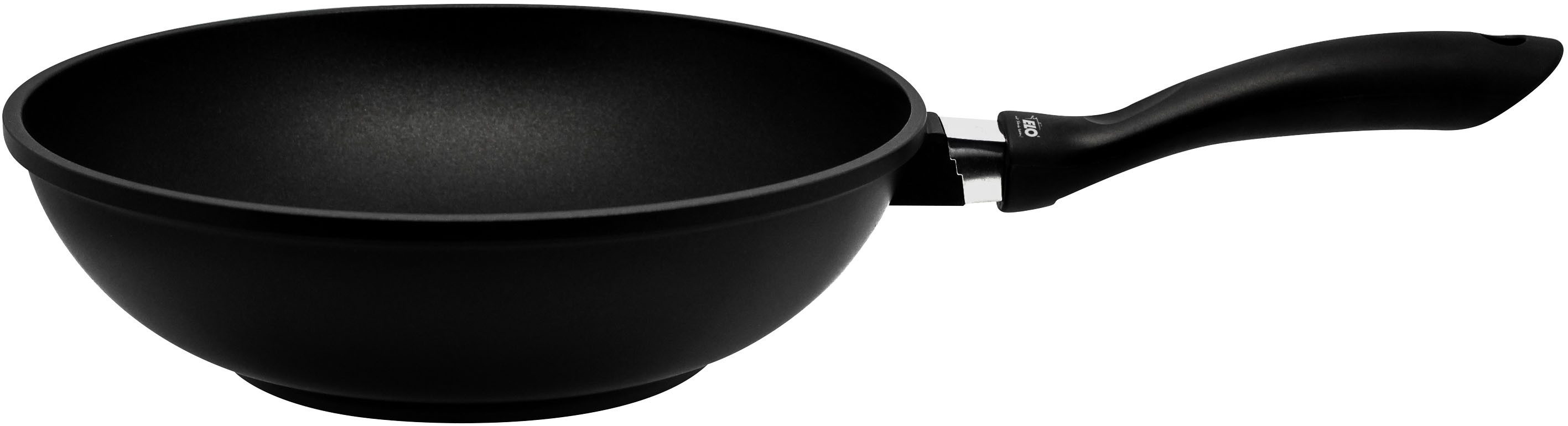 Elo Wok Alucast Inductie, Ø 28 cm (1-delig) wokpannen zwart