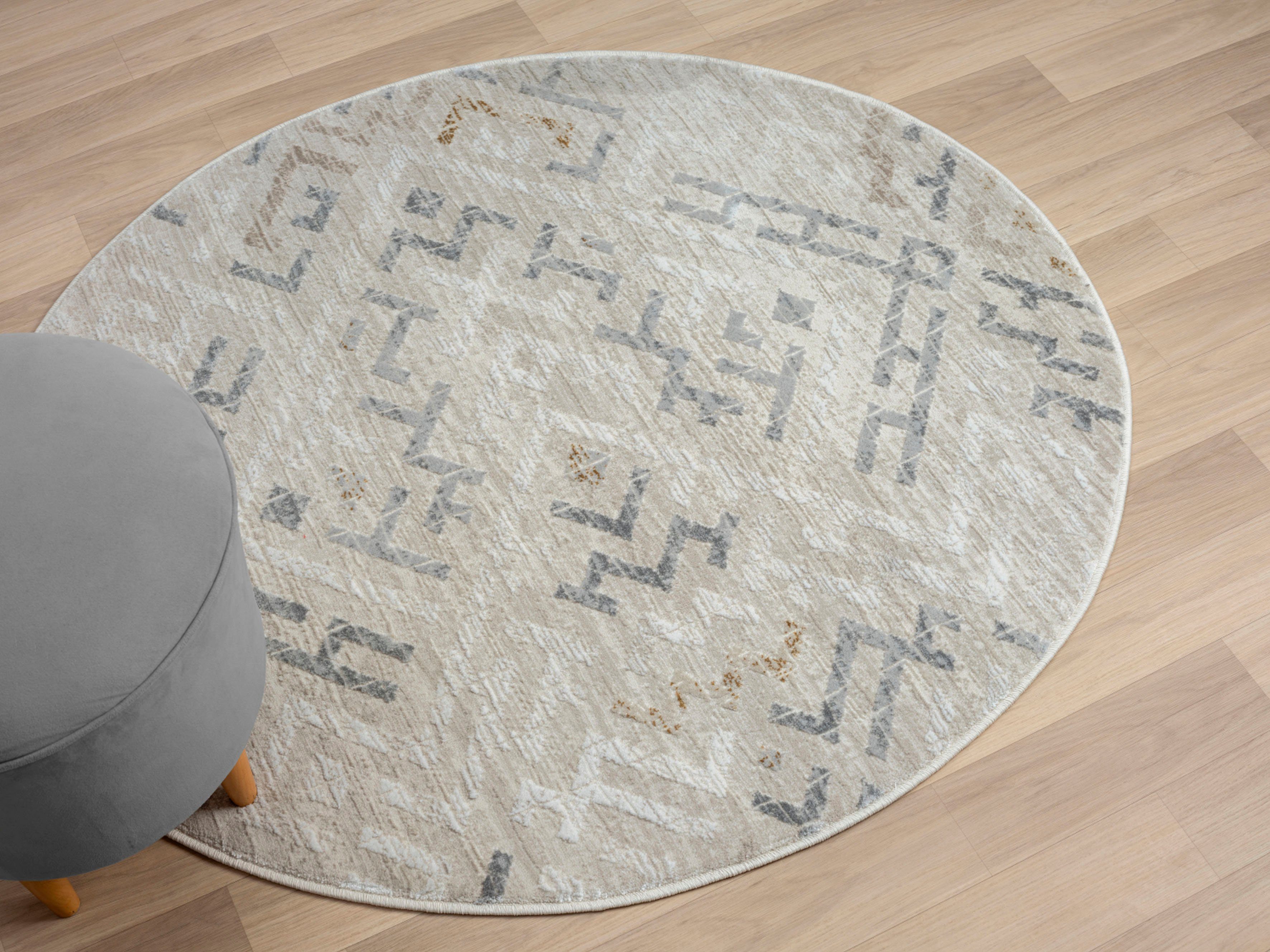 Myflair Möbel & Accessoires Vloerkleed My Type Kortpolig, etno-stijl, bijzonder zacht door microvezel