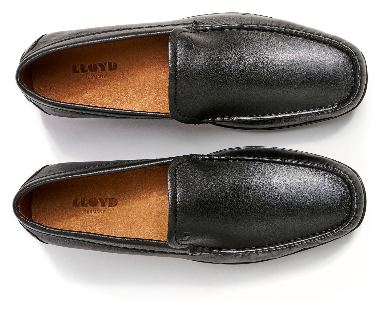 Lloyd Mocassins Emilio Slipper, autorijdersschoen met comfortabele leren binnenvoering