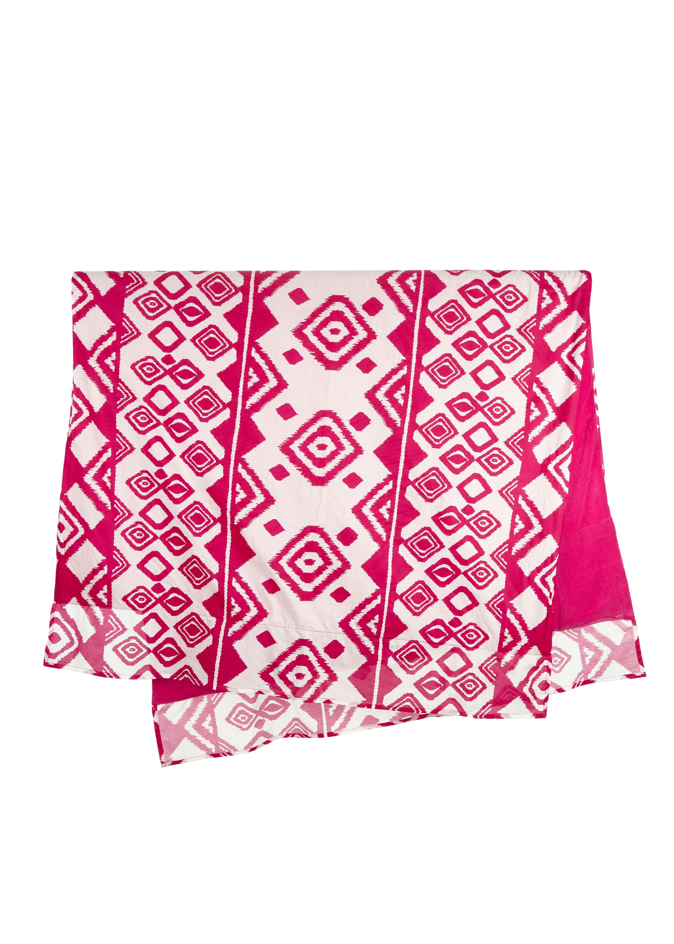 Lascana Strandlaken Handdoek Hamamdoek, badhanddoek, zomertuch met klein zakje (1 stuk)
