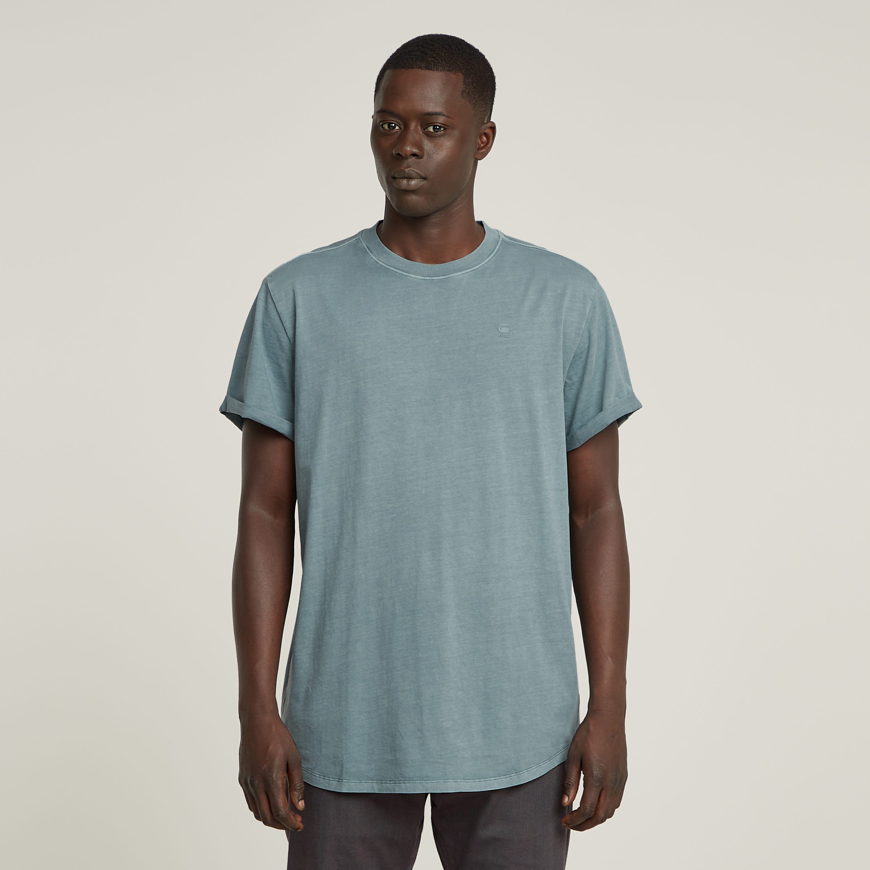G-Star RAW Shirt met korte mouwen Lash heren t-shirts maat L grijs