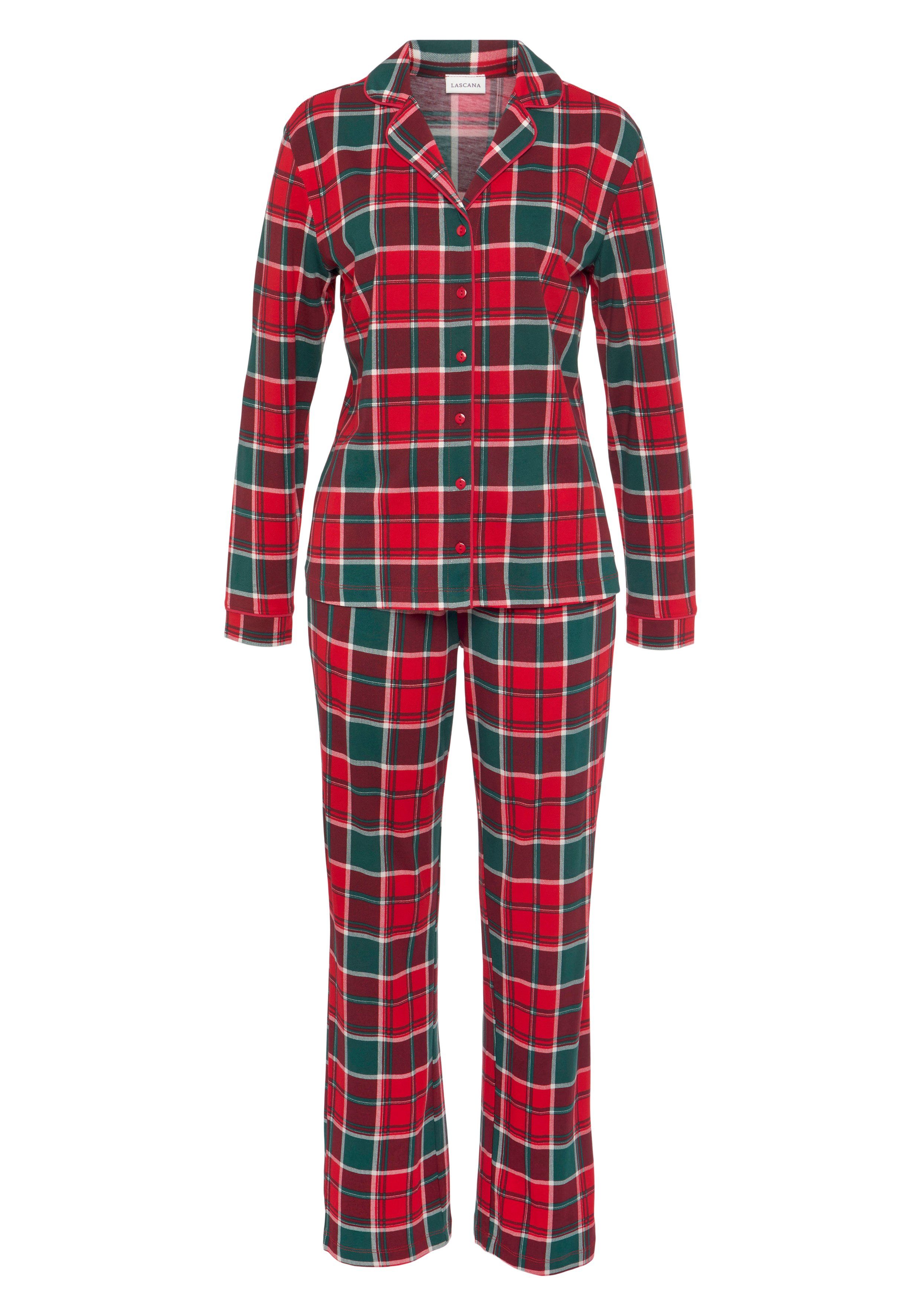 Lascana Pyjama (3-delig Incl. slaapmasker)