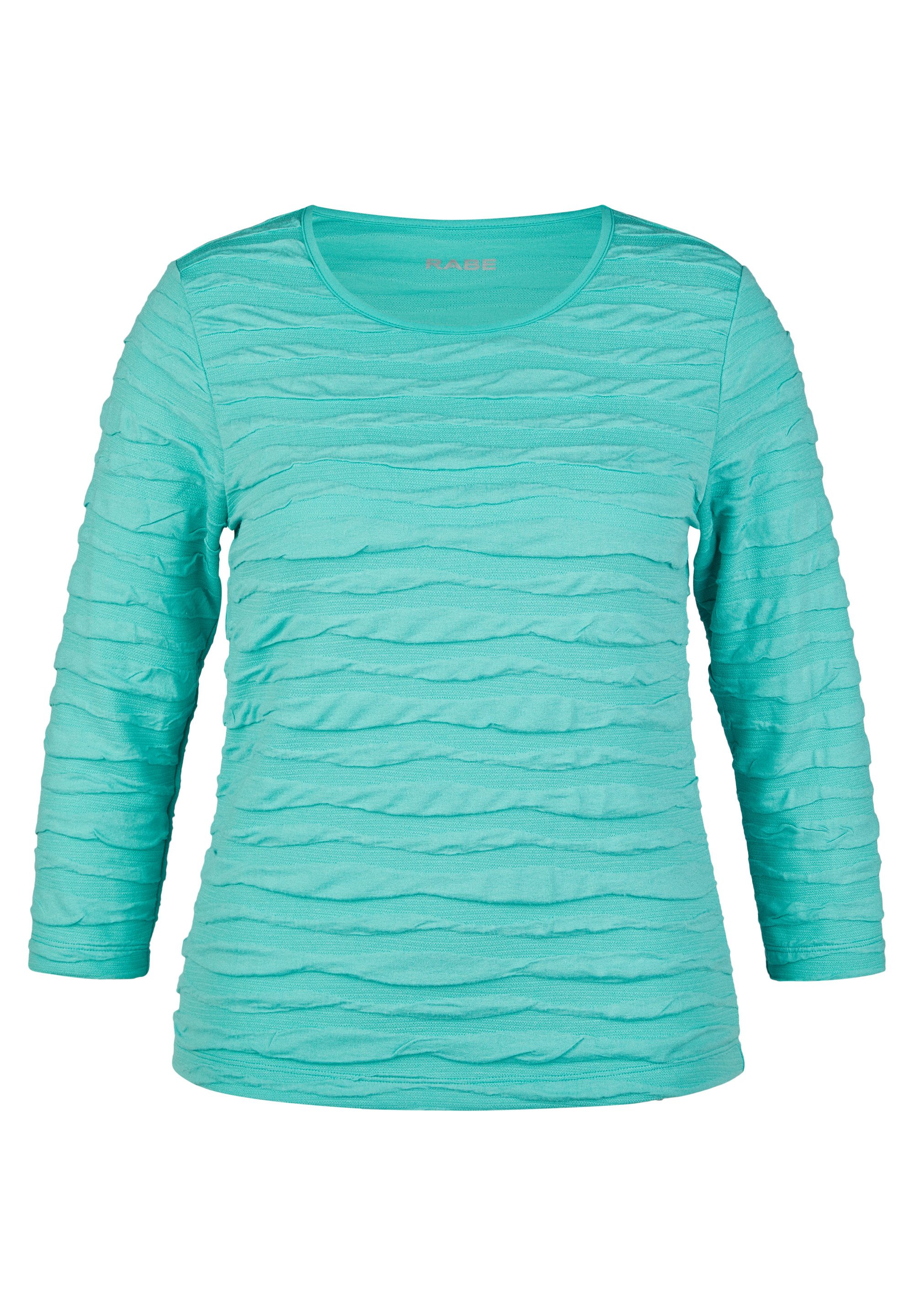 Rabe Shirt met 3/4 mouwen met golfstructuur