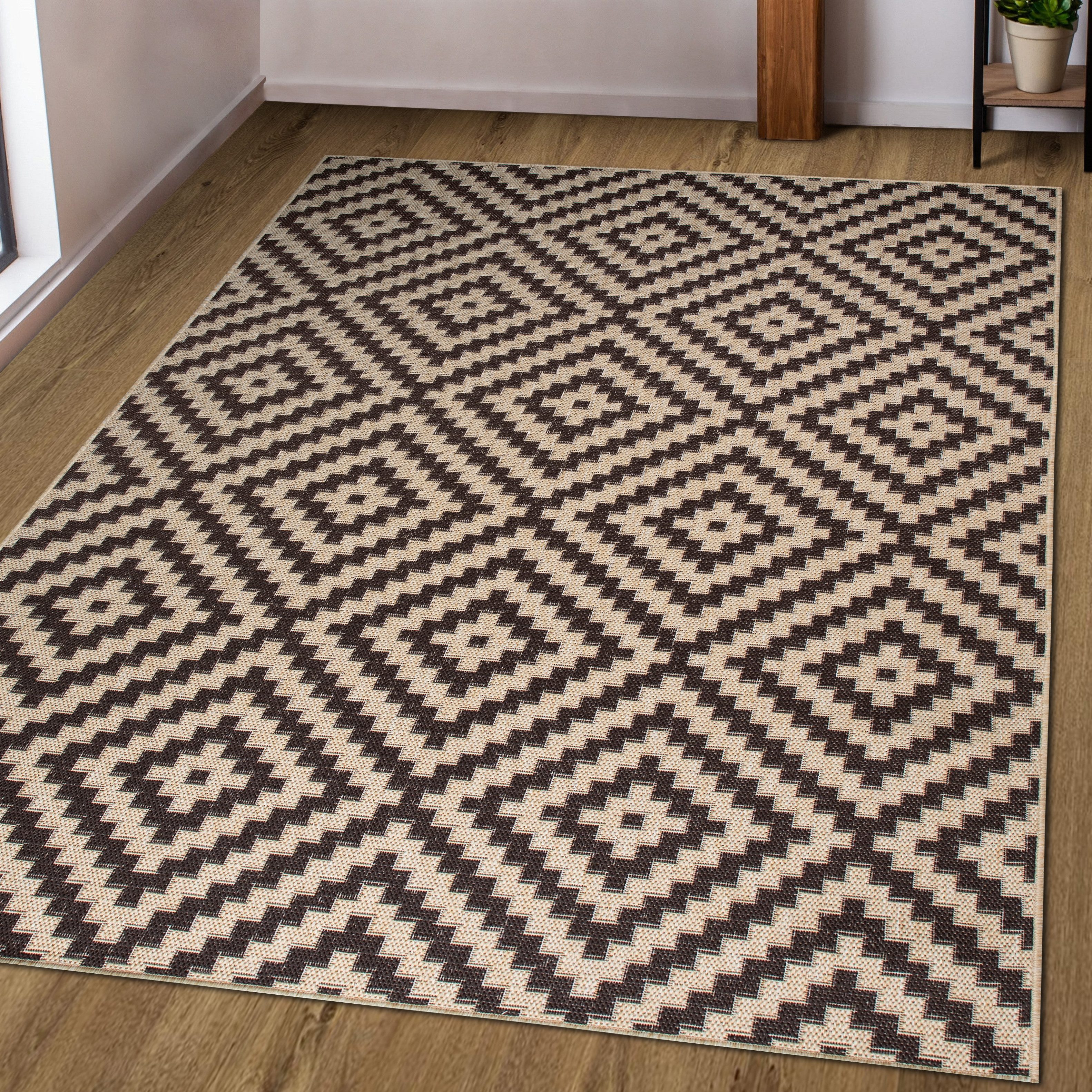 my home Vloerkleed Cordoba is ook als loper verkrijgbaar Geschikt voor binnen en buiten, sisal-look, weerbestendig & uv-bestendig, boho