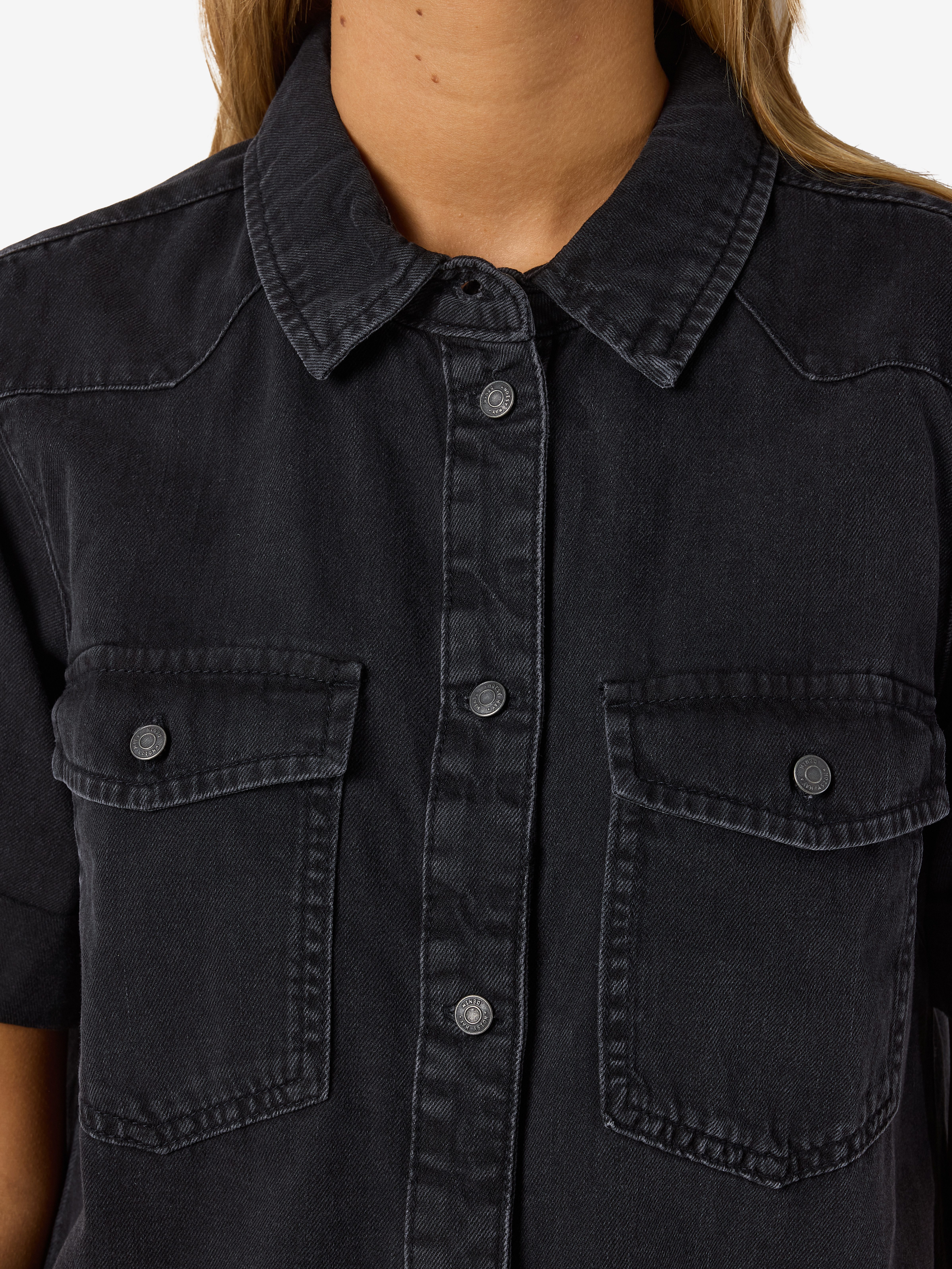 Noisy may Jeans jurk NMNEW SIGNE S/S DENIM DRESS WG001BL NOOS