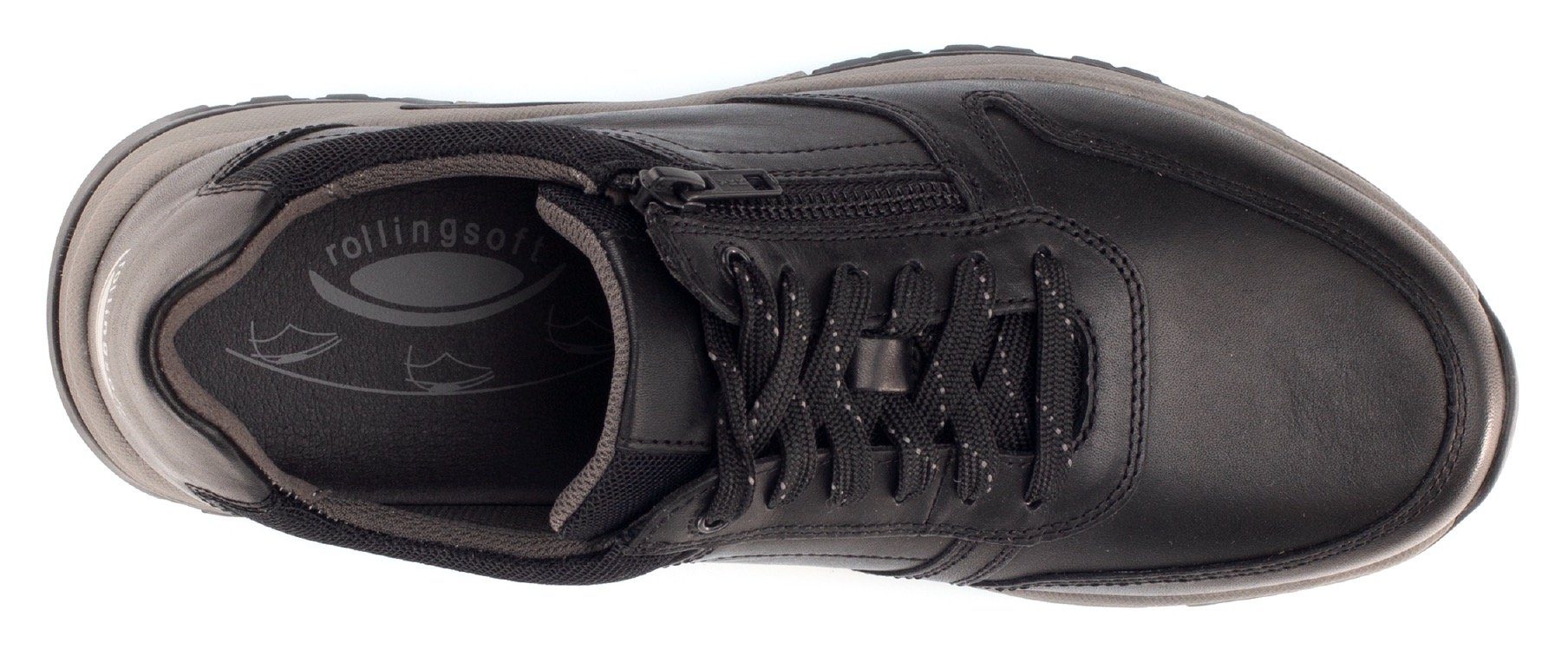 Gabor Rollingsoft Sneakers in comfortabele breedte g (wijd), vrijetijdsschoen, lage schoen, veterschoen