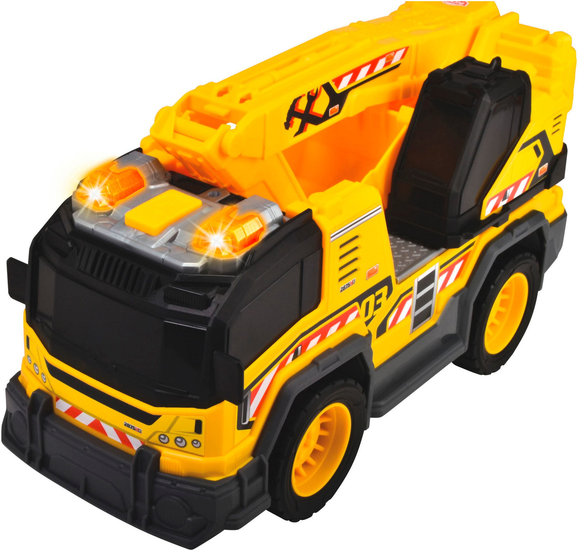 Dickie Toys Speelgoed-bouwauto Excavator Truck met licht en geluid