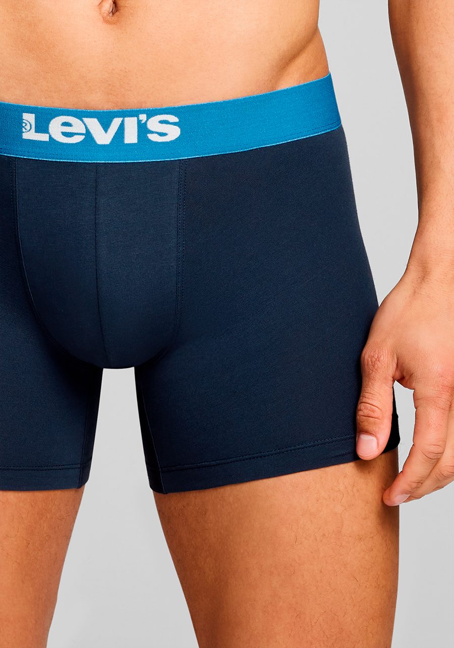 Levi's® Boxershort LEVIS MEN SLD BASC BOXER BRIEF ORG CO 2P (Set van 2)