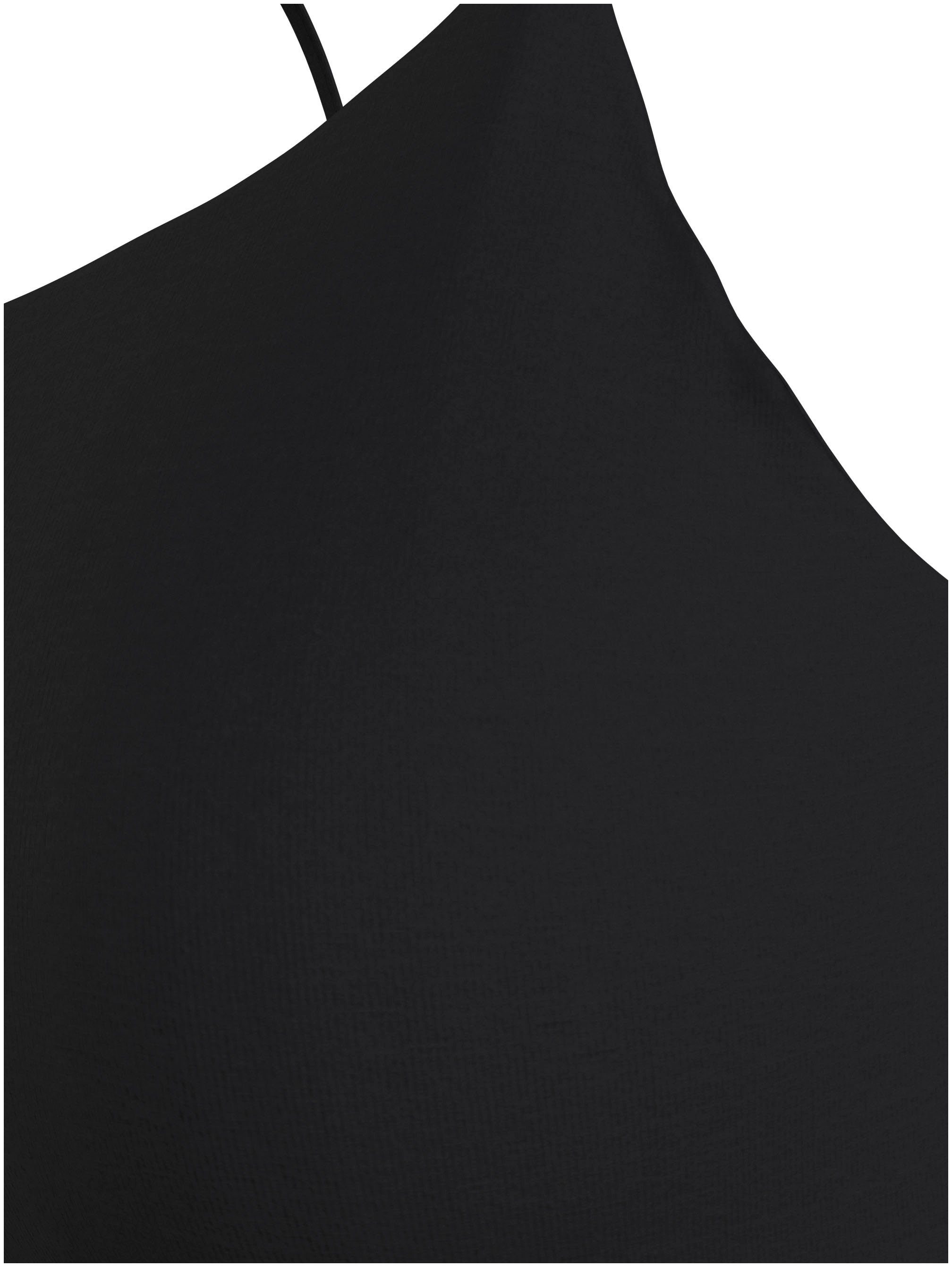 TOMMY JEANS Top met spaghettibandjes Crop Essential Strap Tank Top, kort met verstelbare spaghettibandjes merklogo