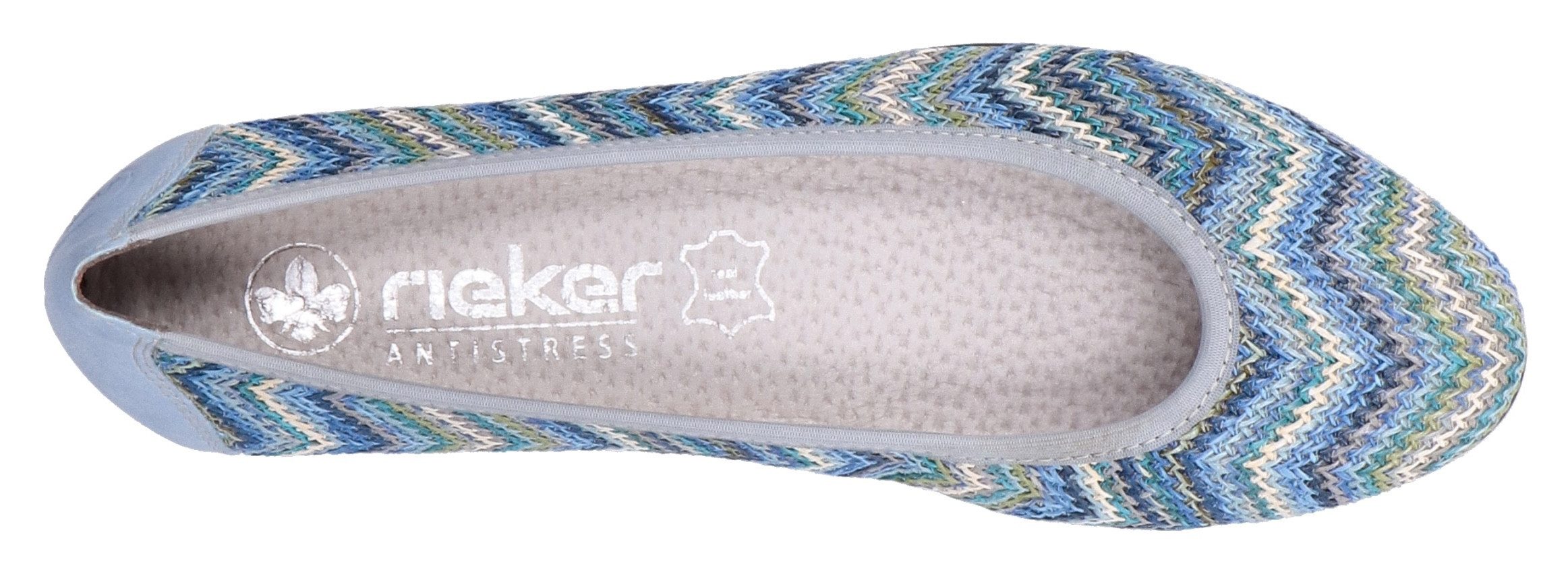 Rieker Ballerina's , slippers, instapschoen, pumps met zachte binnenzool