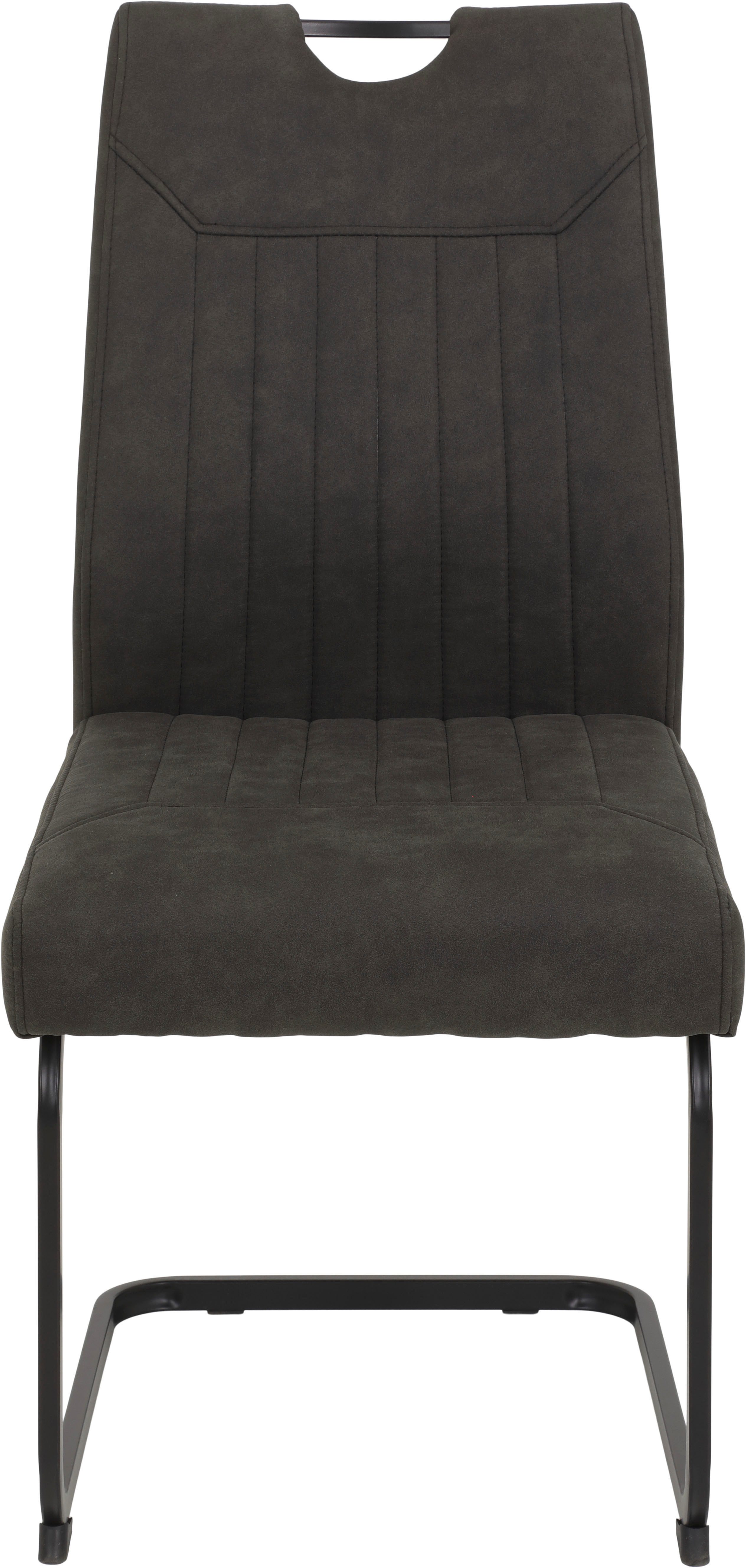 HELA Eethoek Main Tafel 140-180 cm, synchron-uittrek, stoel XL zitbreedte en verenmand (7-delig)