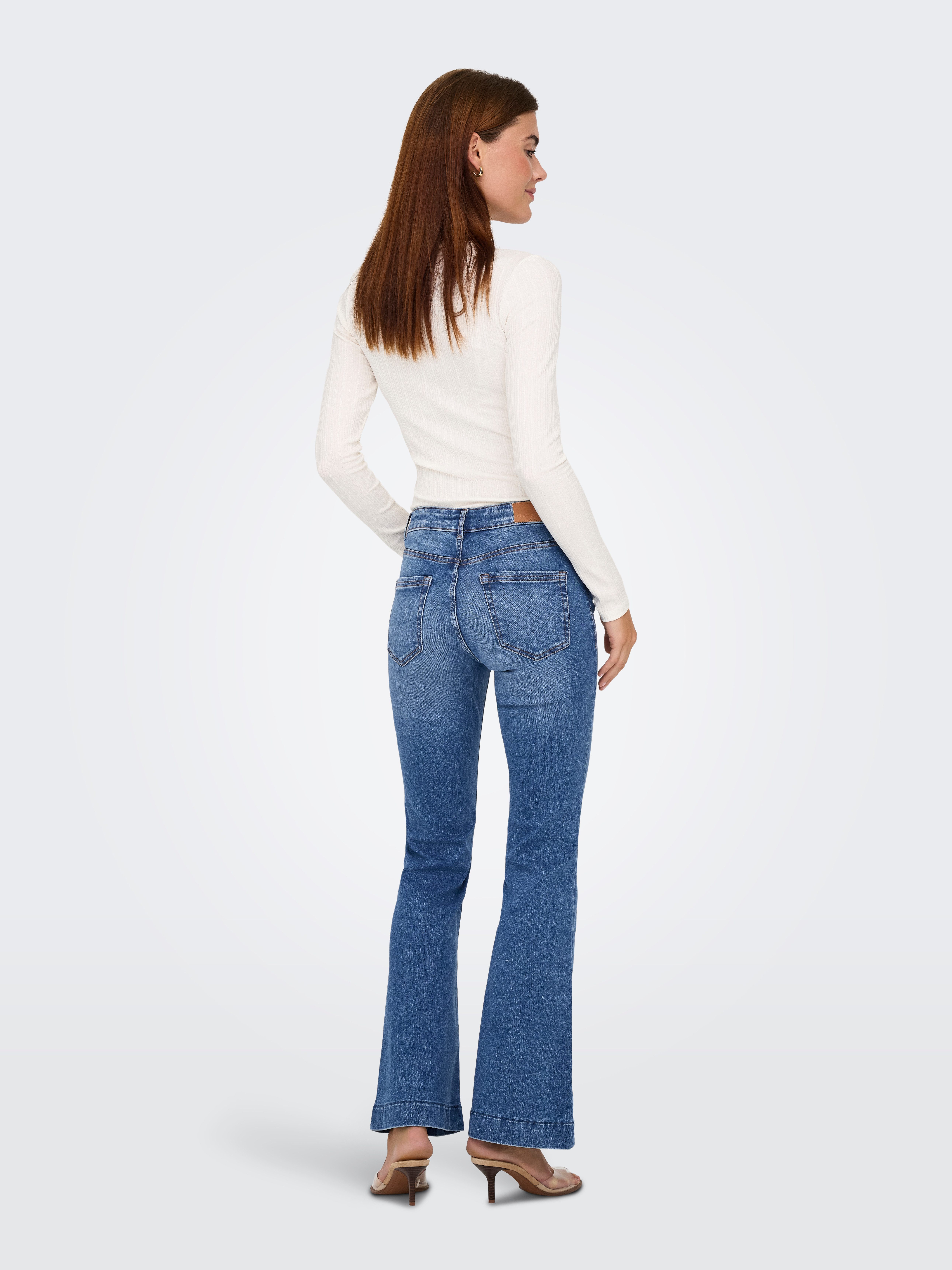 Only Bootcut jeans ONLBLUSH MID RETROFLARED DNM DIA550 NOOS
