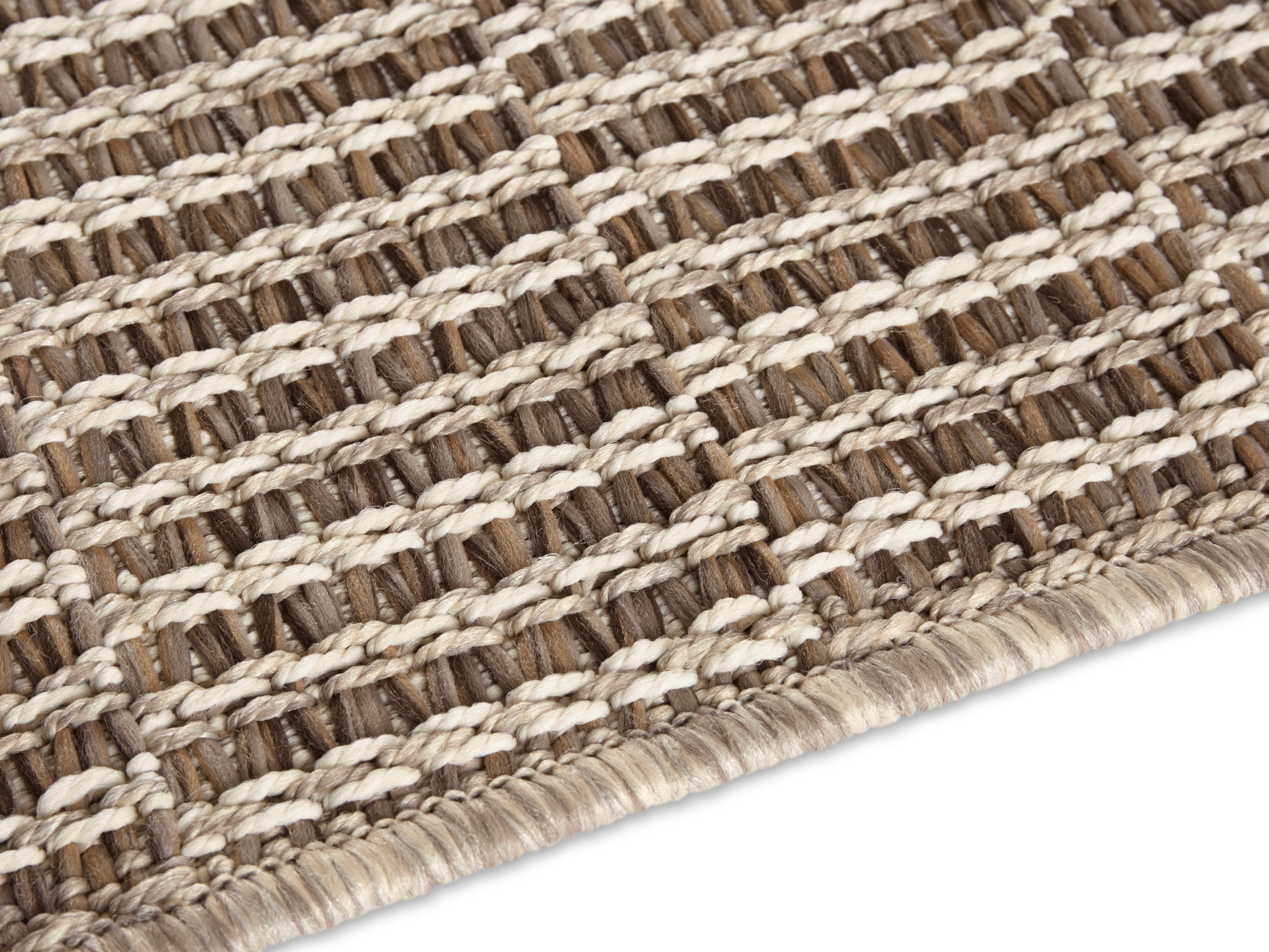 ELLE DECORATION Vloerkleed Dreux Geschikt voor binnen en buiten, weerbestendig, balkon, tuin, woonkamer, waterbestendig
