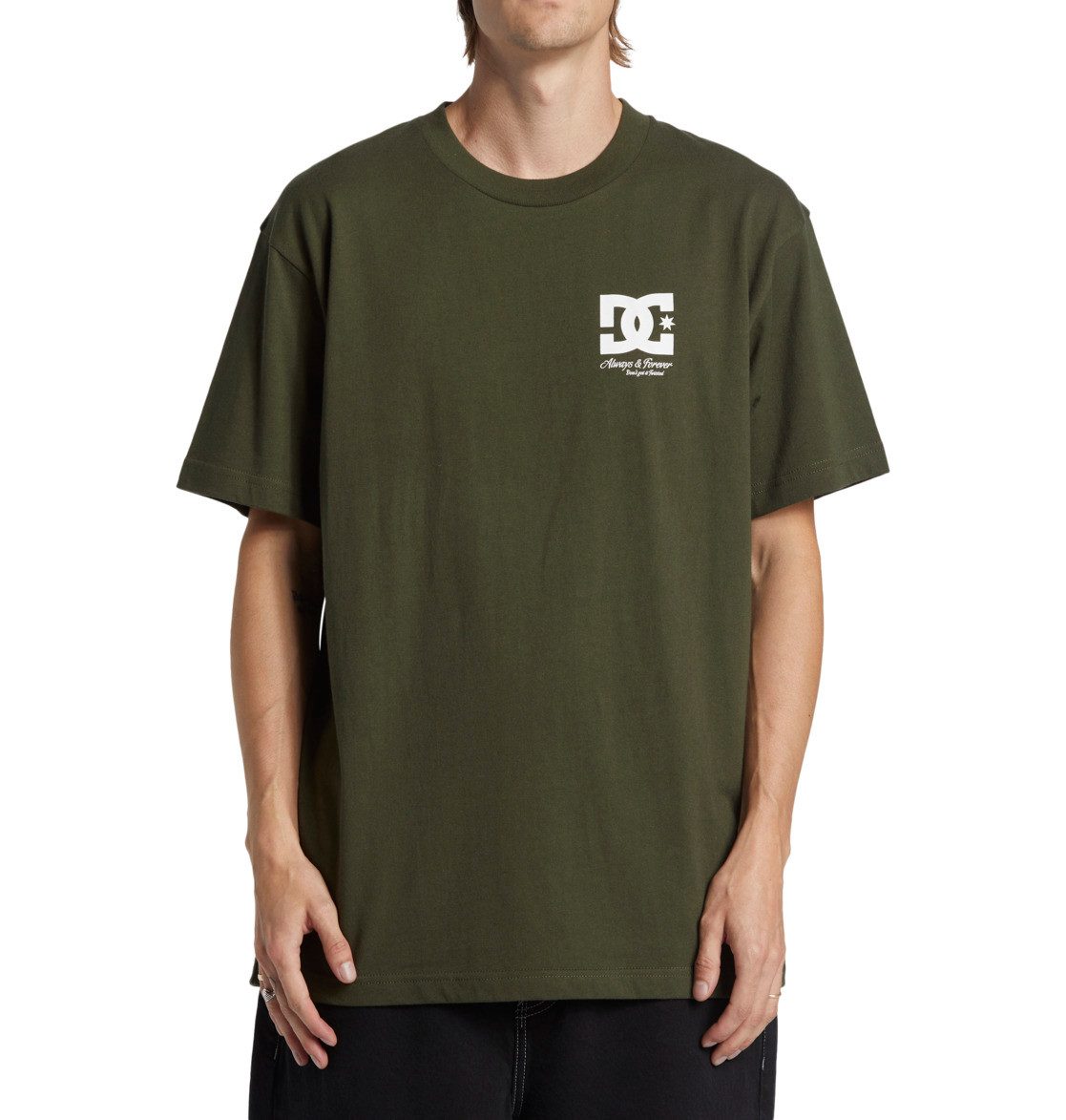 DC Shoes T-shirt Twisted heren t-shirts maat L bruin