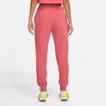 nike sportswear joggingbroek essential womens fleece pants roze