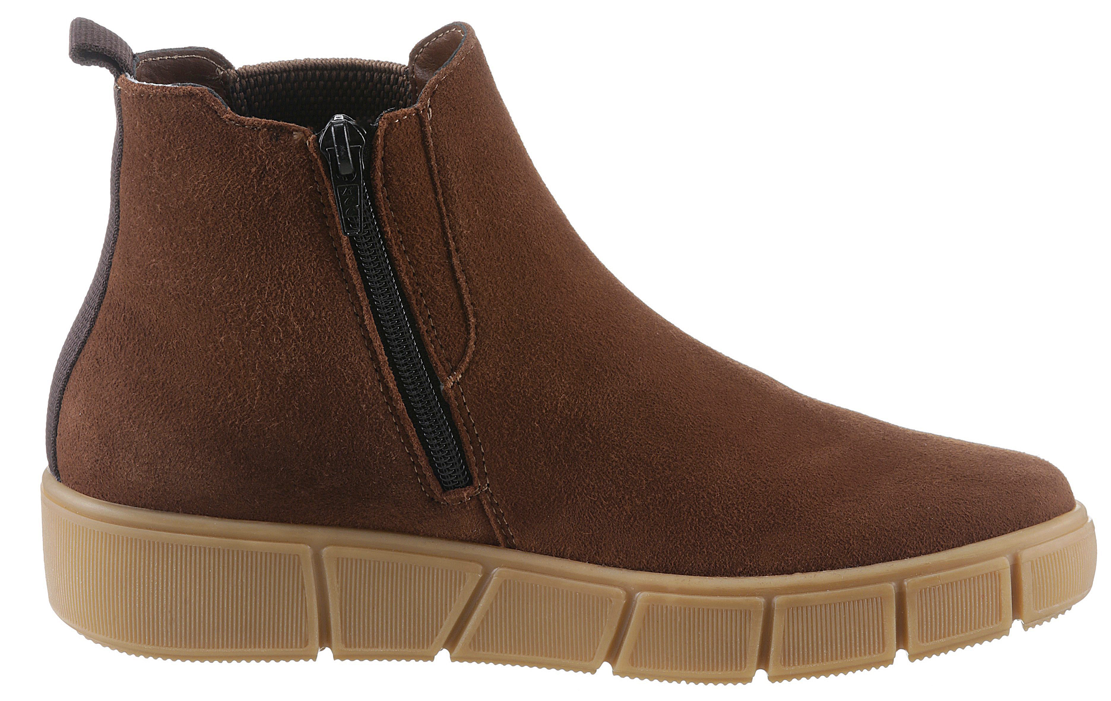 Remonte Chelsea-boots , plateau, enkellaars, ankleboots met extra ritssluiting