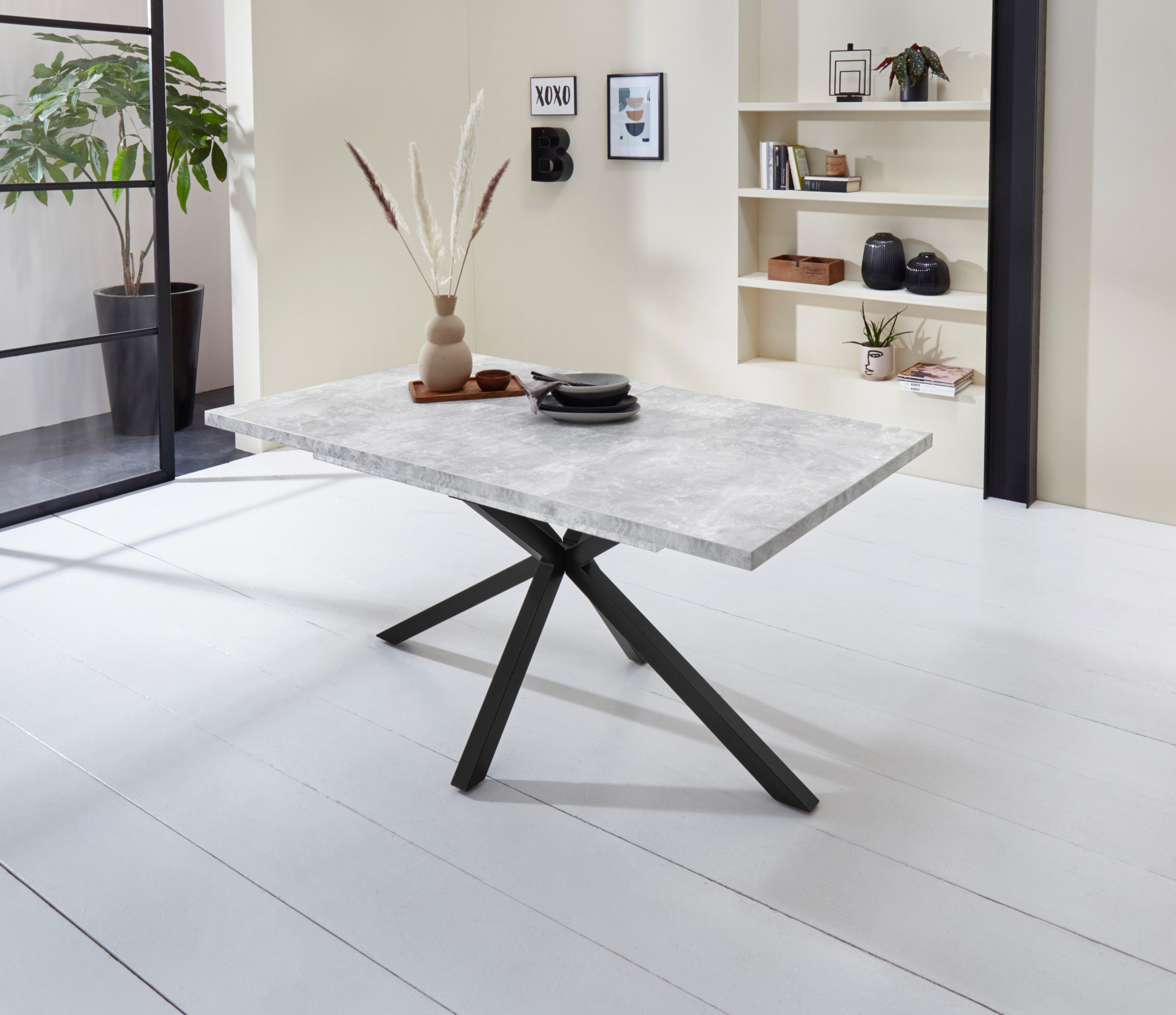 HELA Eettafel uittrekbaar 160-200 cm