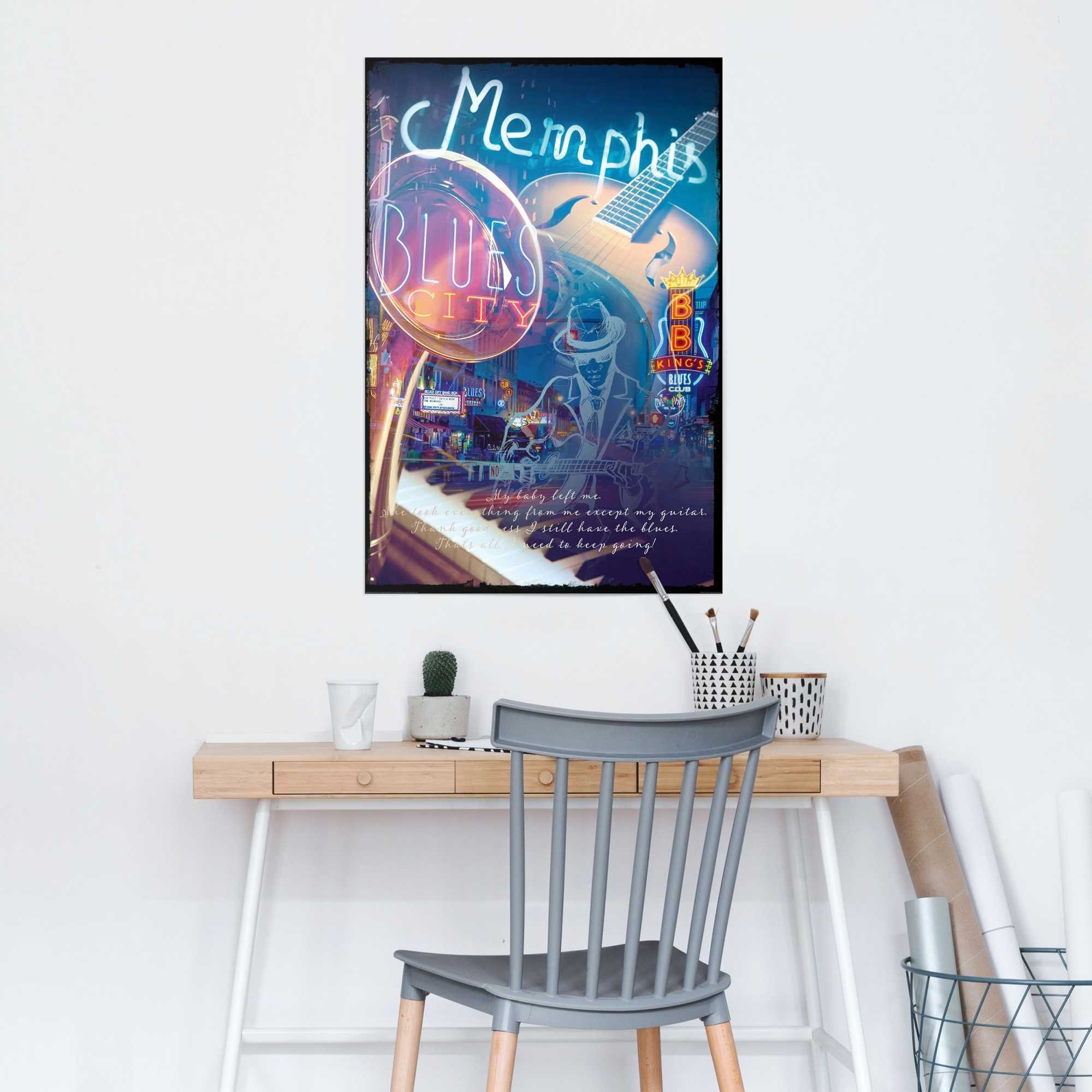 Reinders! Poster Memphis Blues City