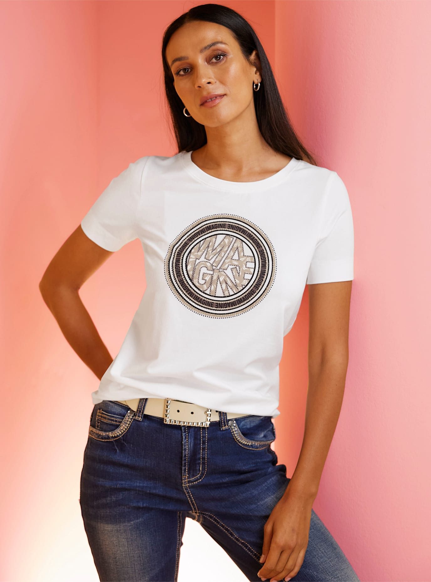 Heine Shirt met ronde hals Shirt (1-delig)