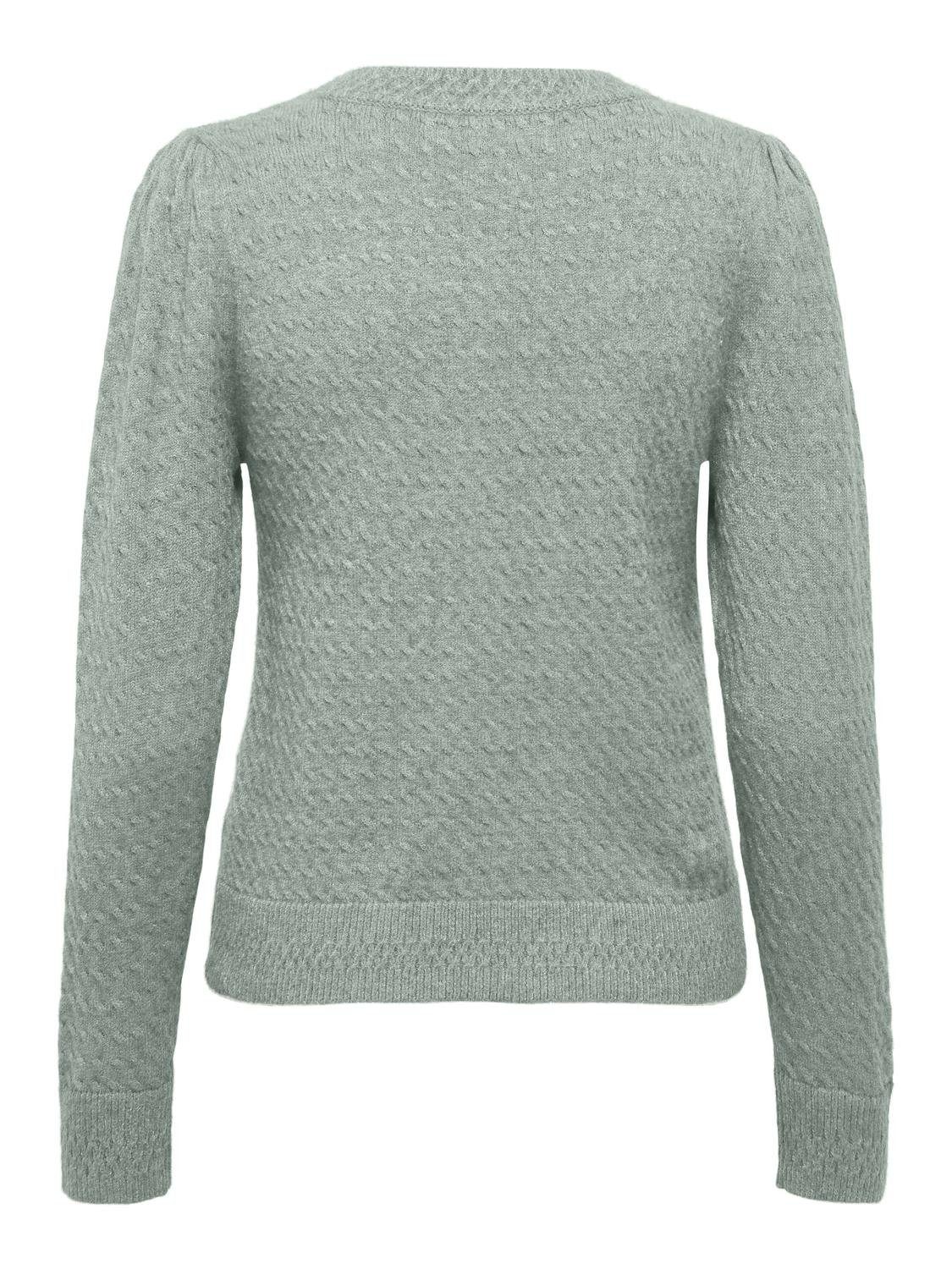 Only Trui met ronde hals ONLKATIA LS PUFF O-NECK CC KNT