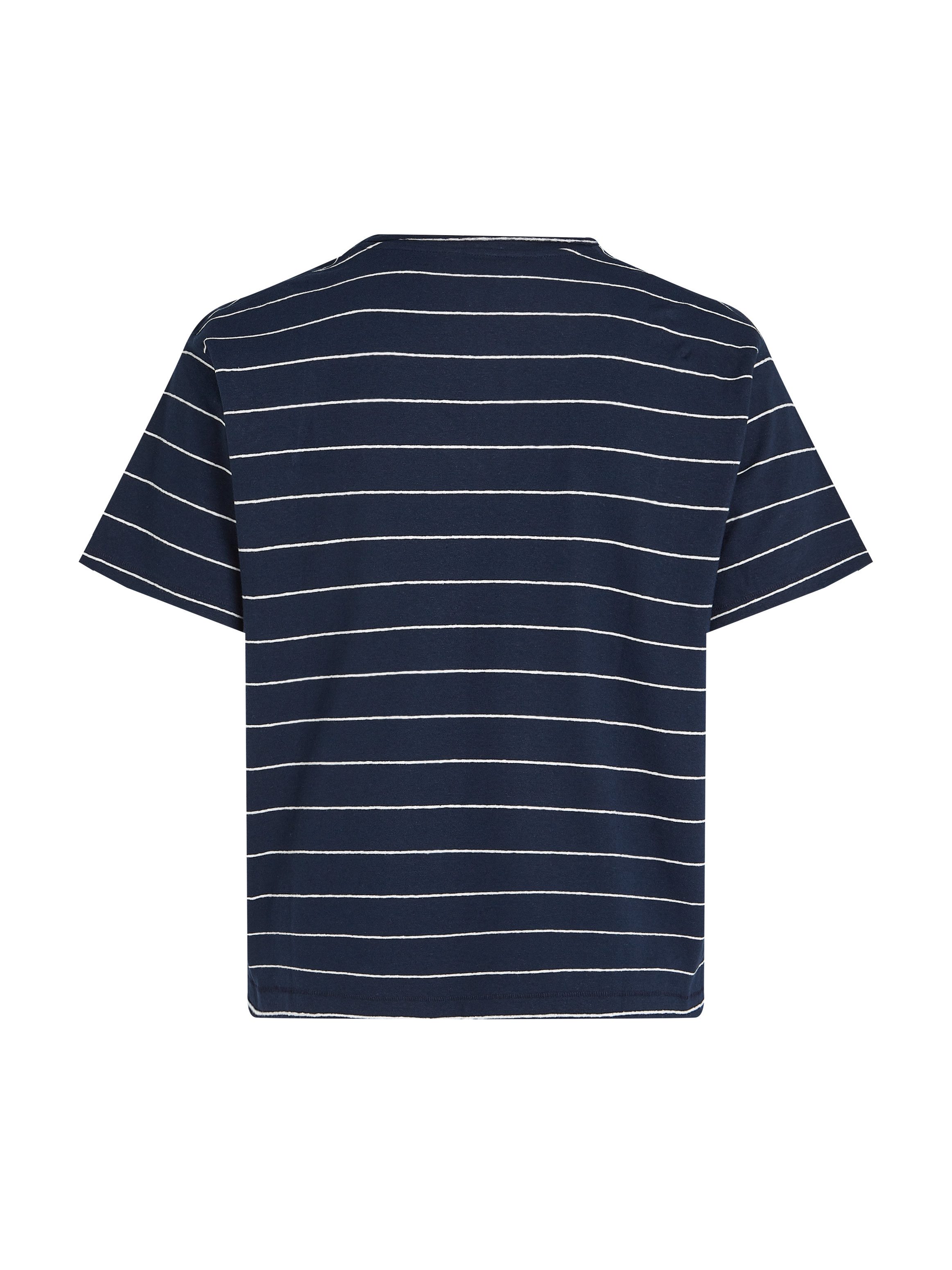Tommy Hilfiger Curve Shirt met V-hals CRV MODERN CO LINEN V-NK SS