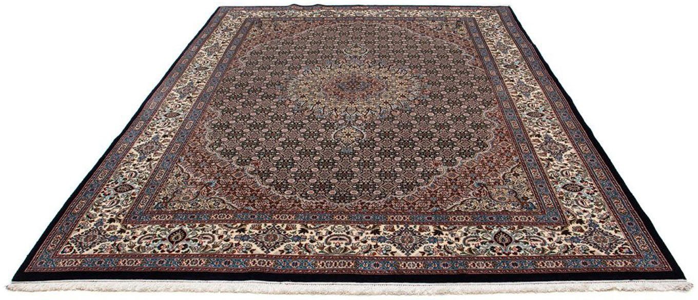 morgenland Wollen kleed Moud medaillon blu scuro 291 x 206 cm Uniek exemplaar met certificaat