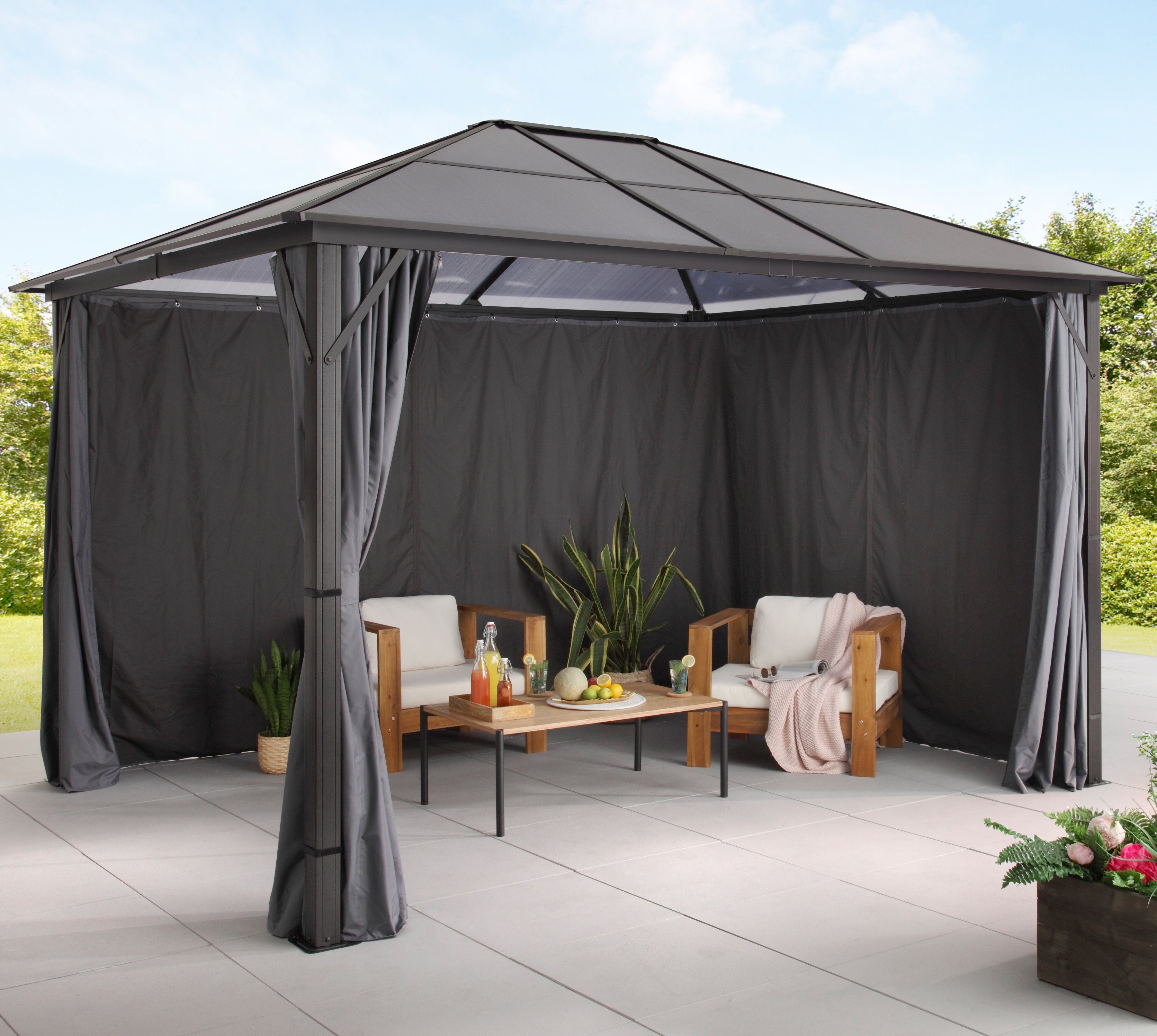 KONIFERA Zij-element partytent Aruba 2.0 (set)