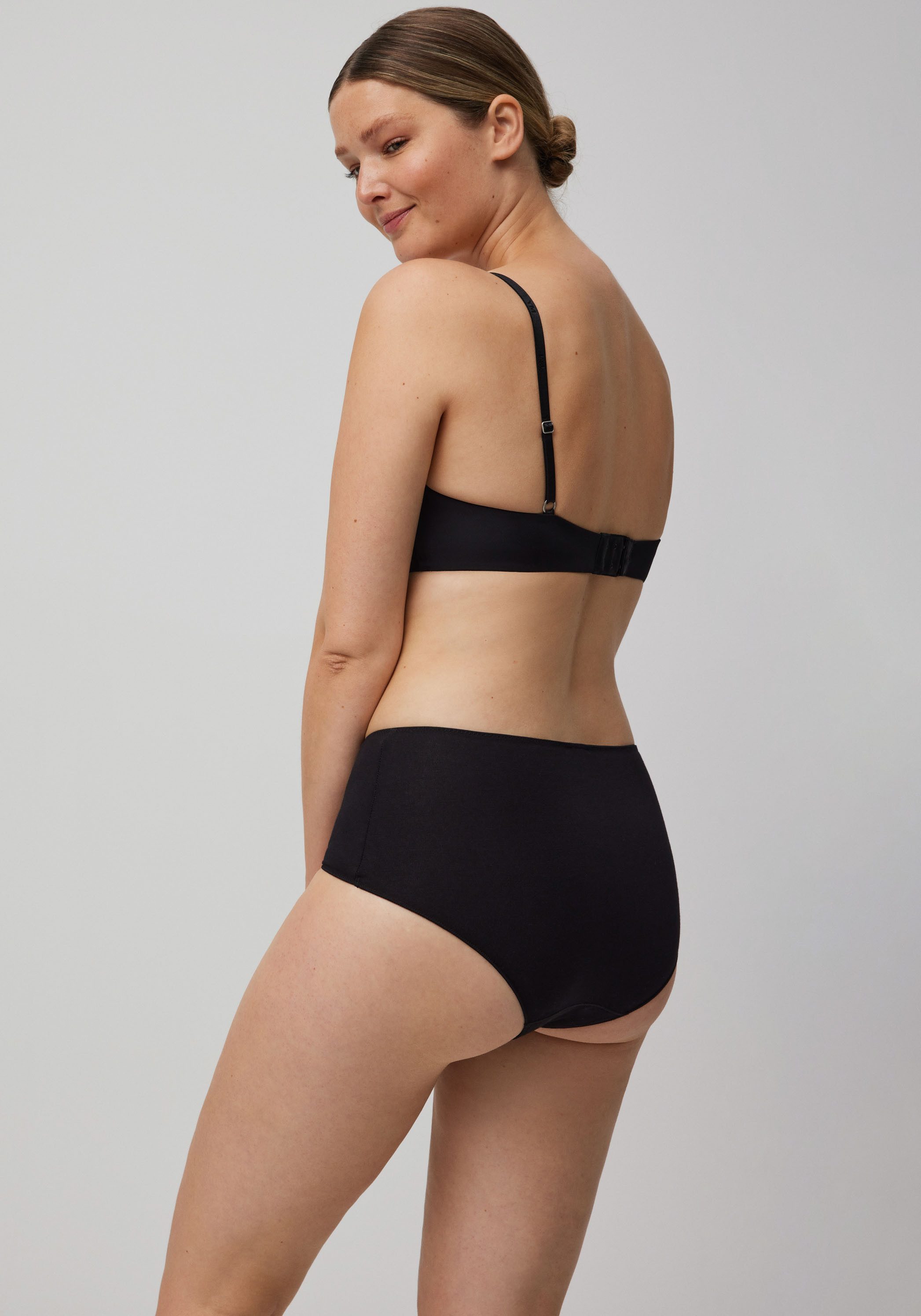 YSABEL MORA Maxislip BASIC COLLECTION COTTON WITH LACE met romantische touch door kant-applicaties (Set van 3)