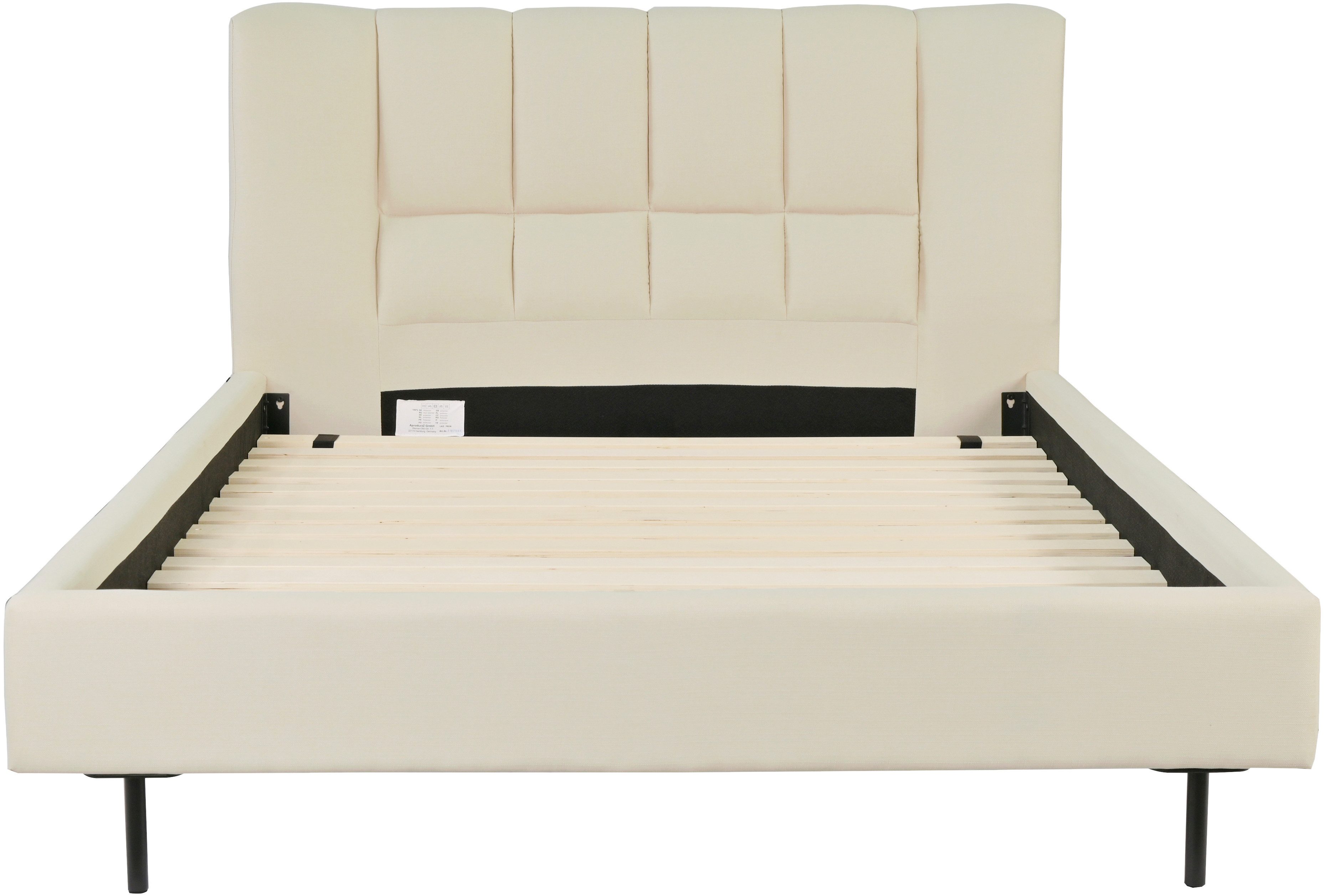 Leonique Gestoffeerd bed Silene inclusief lattenbodem, verkrijgbaar in 140 & 180 cm breedte