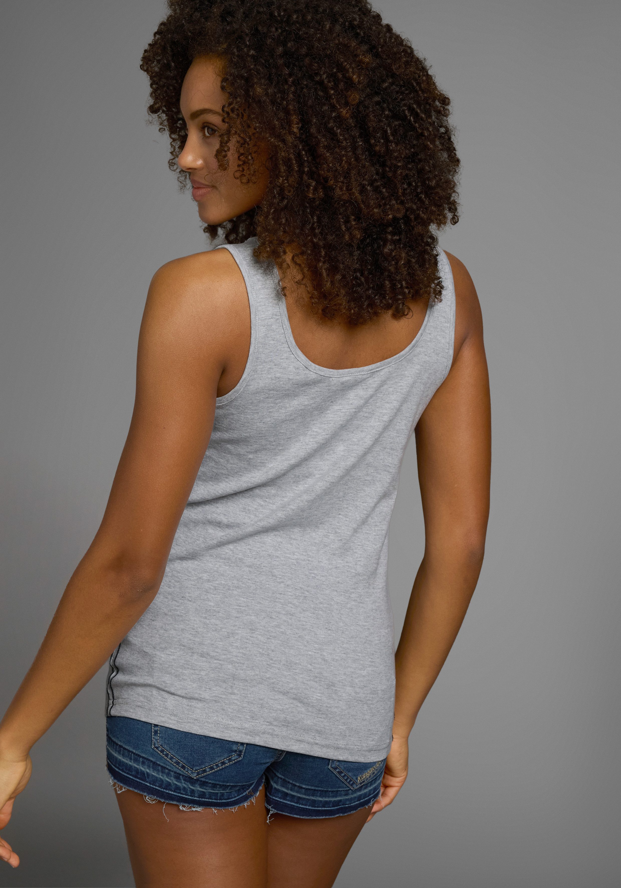 KangaROOS Tanktop met elegante frontprint