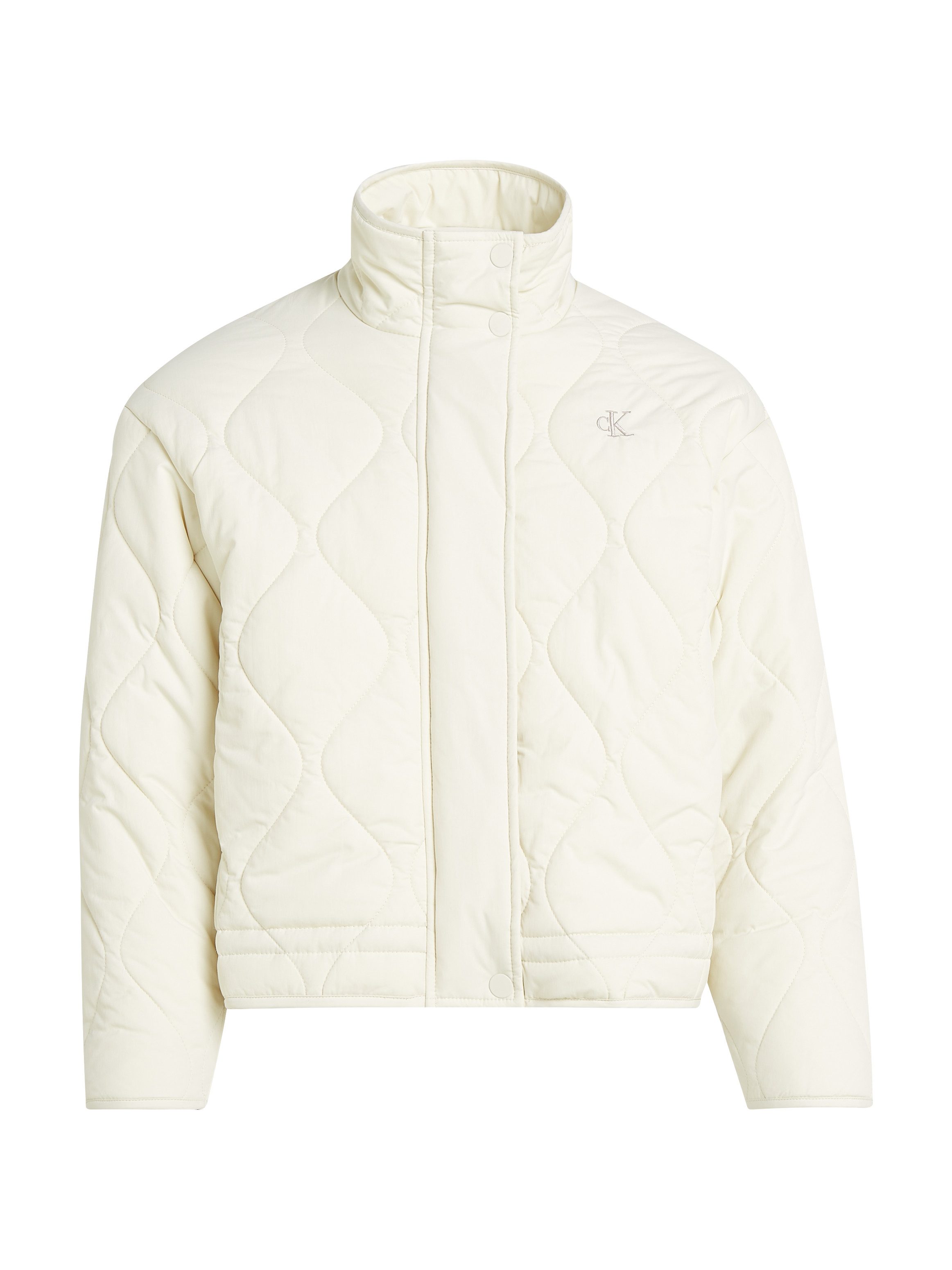 Calvin Klein Gewatteerde jas QUILTED JACKET voor kinderen tot 16 jaar met logo-opdruk