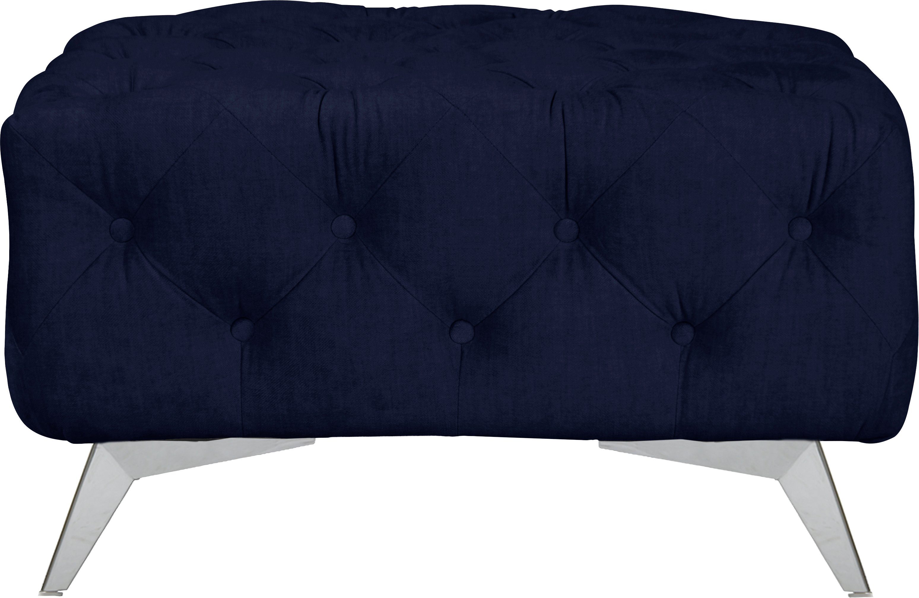 Leonique Hocker Glynis luxueuze capitonnage, moderne chesterfield look, kleur van de poten ter keuze
