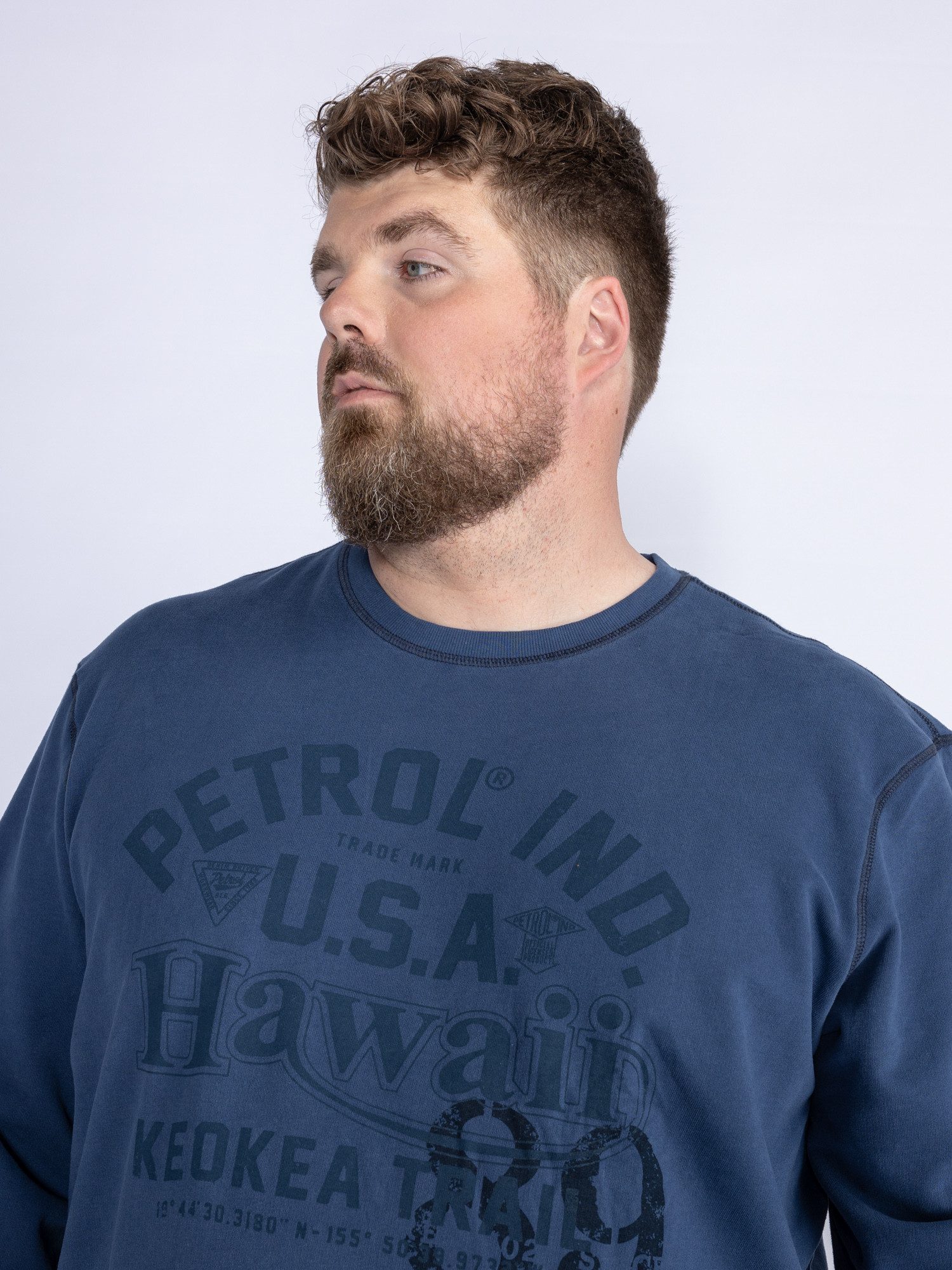 Petrol Industries Sweatshirt Men Sweater Round Neck