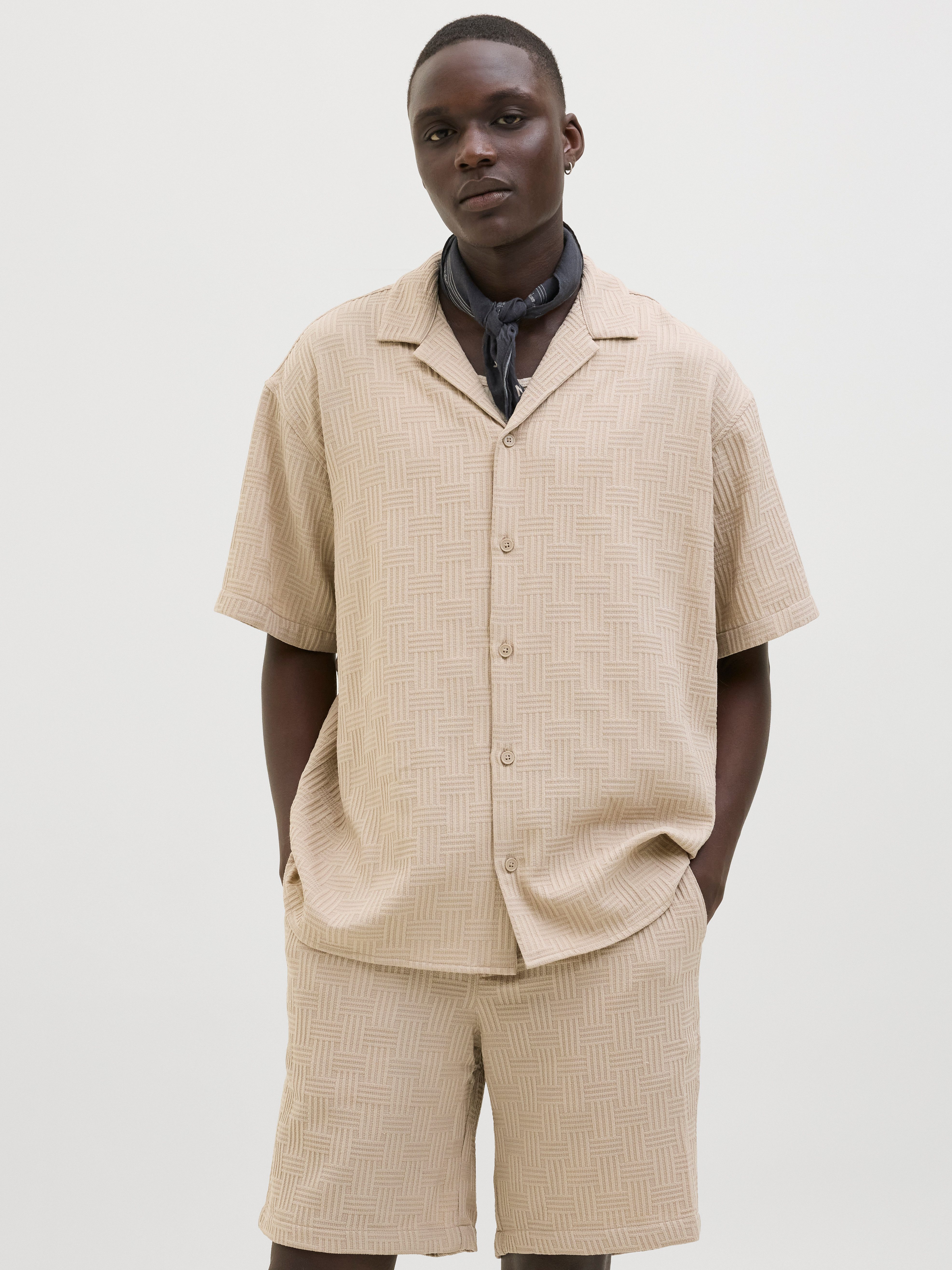 Jack & Jones Overhemd met korte mouwen JJEMATTEO RESORT SHIRT SS SN