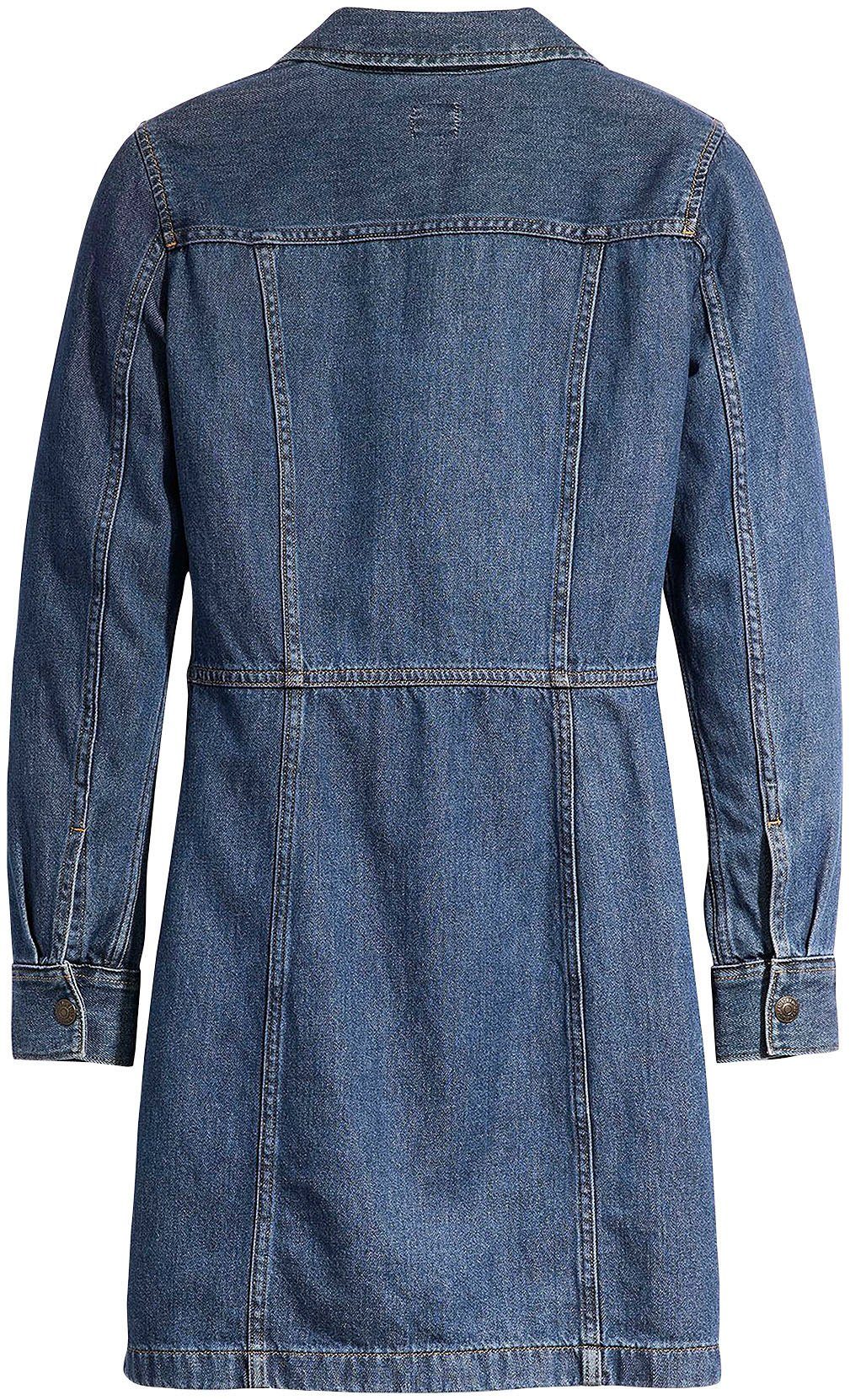 Levi's Jeans jurk FLYNN WESTERN CORE DRES (Nieuwe collectie)