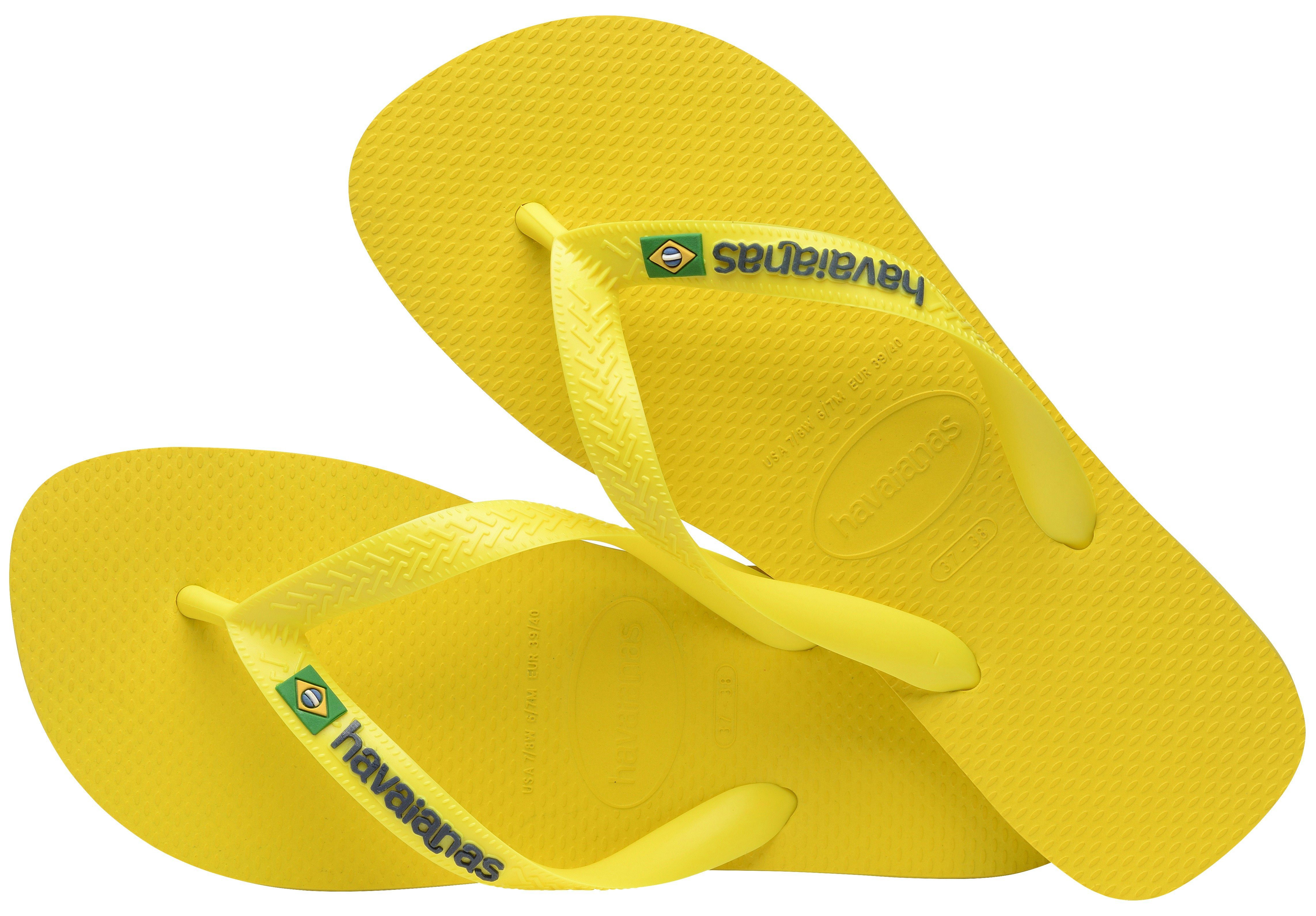 Havaianas Teenslippers BRASIL LOGO NEON , zomerschoen, slippers, poolslides met braziliaans detail