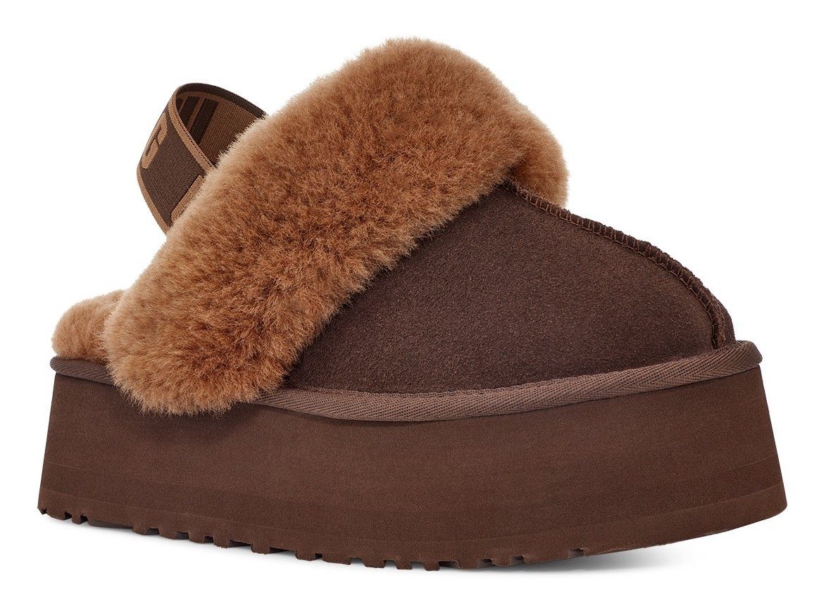 Ugg Cederbruine Suède Muiltjes met Shearling Trim Brown Dames