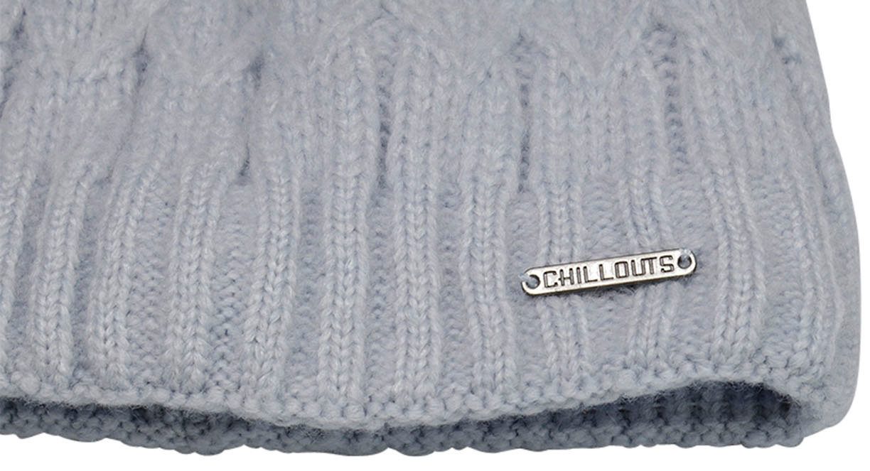 chillouts Pomponmuts Letizia Hat met afneembare faux-fur pompon