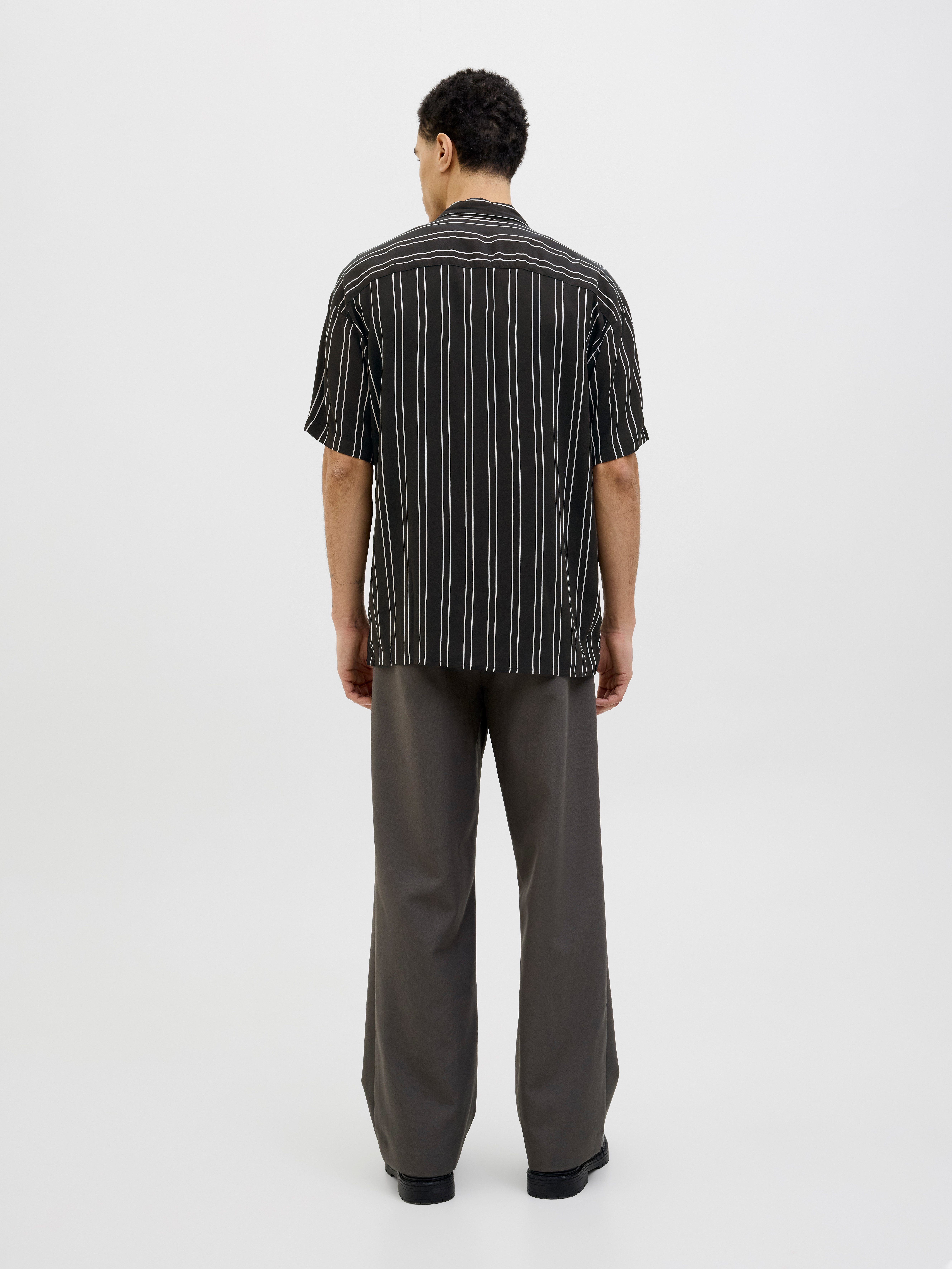 Jack & Jones Overhemd met korte mouwen JJEJEFF STRIPE RESORT SHIRT SS SN