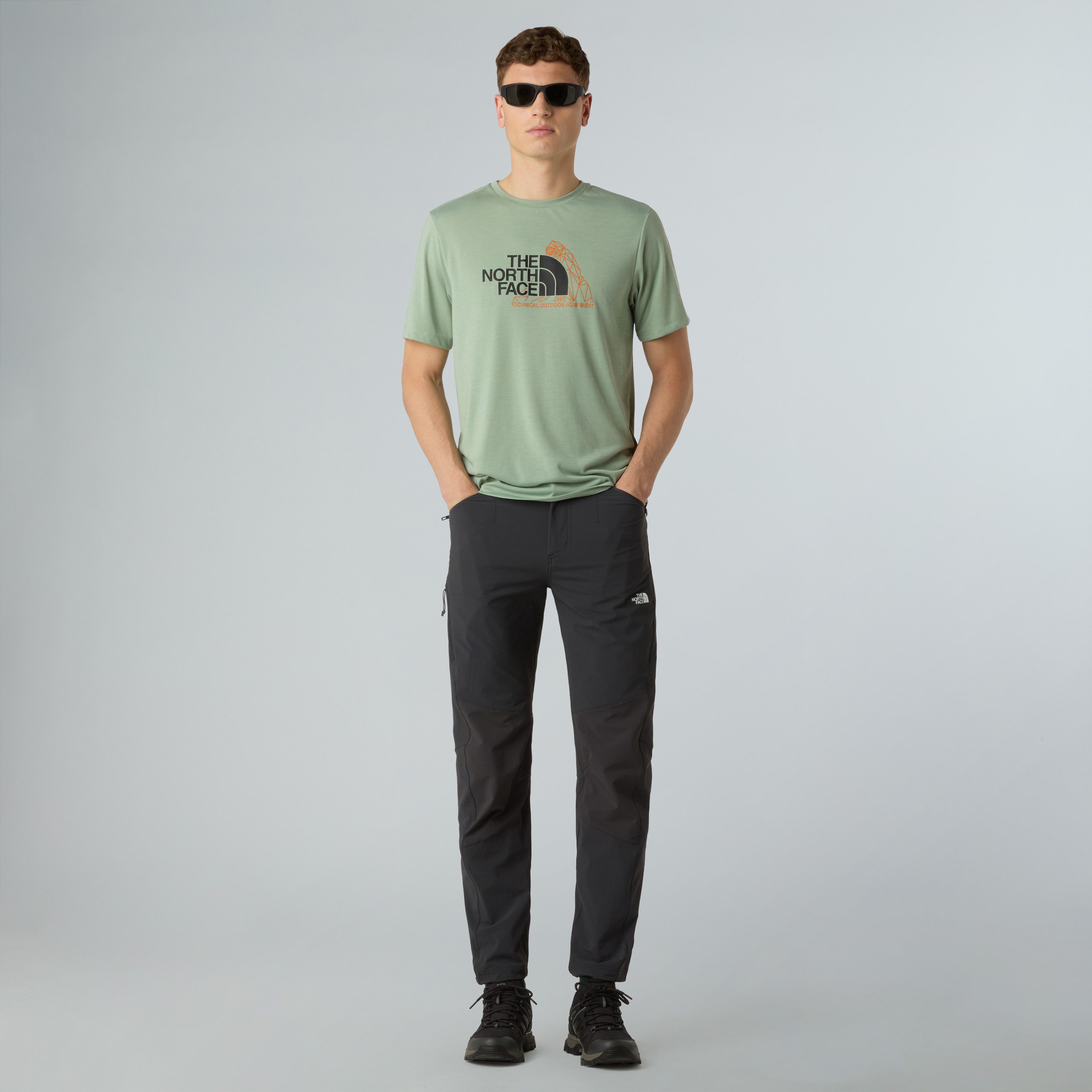 The North Face T-shirt M MOUNTAIN FOUNDATION SS TEE-GRAPHIC (1-delig)