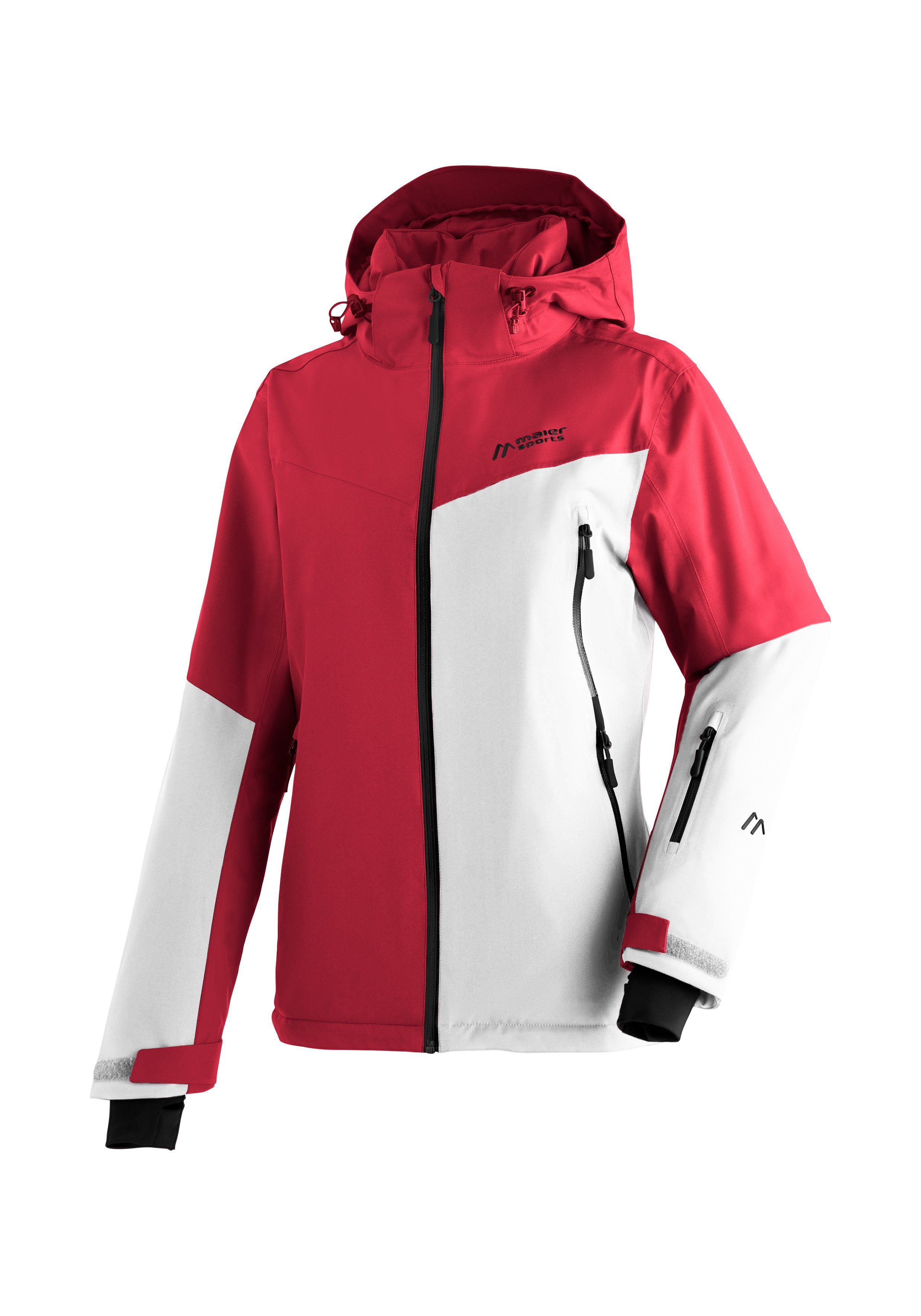 Maier Sports Ski-jack Nuria Dames winterjas wind- en waterdicht 3 ritszakken regular fit