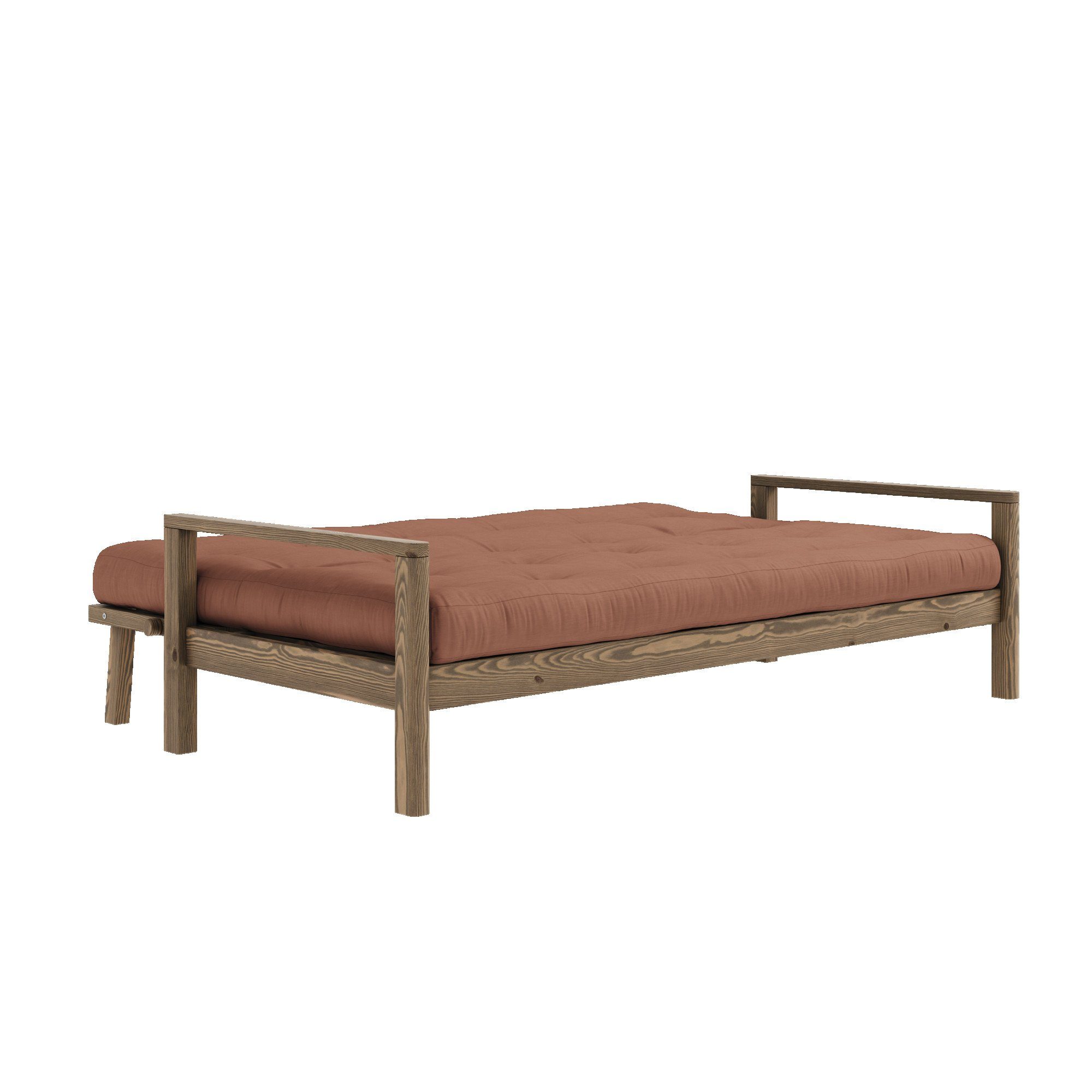 Karup Slaapbank Knob met futonmatras, verschillende kleuren, fsc®-gecertificeerd, dennenhout